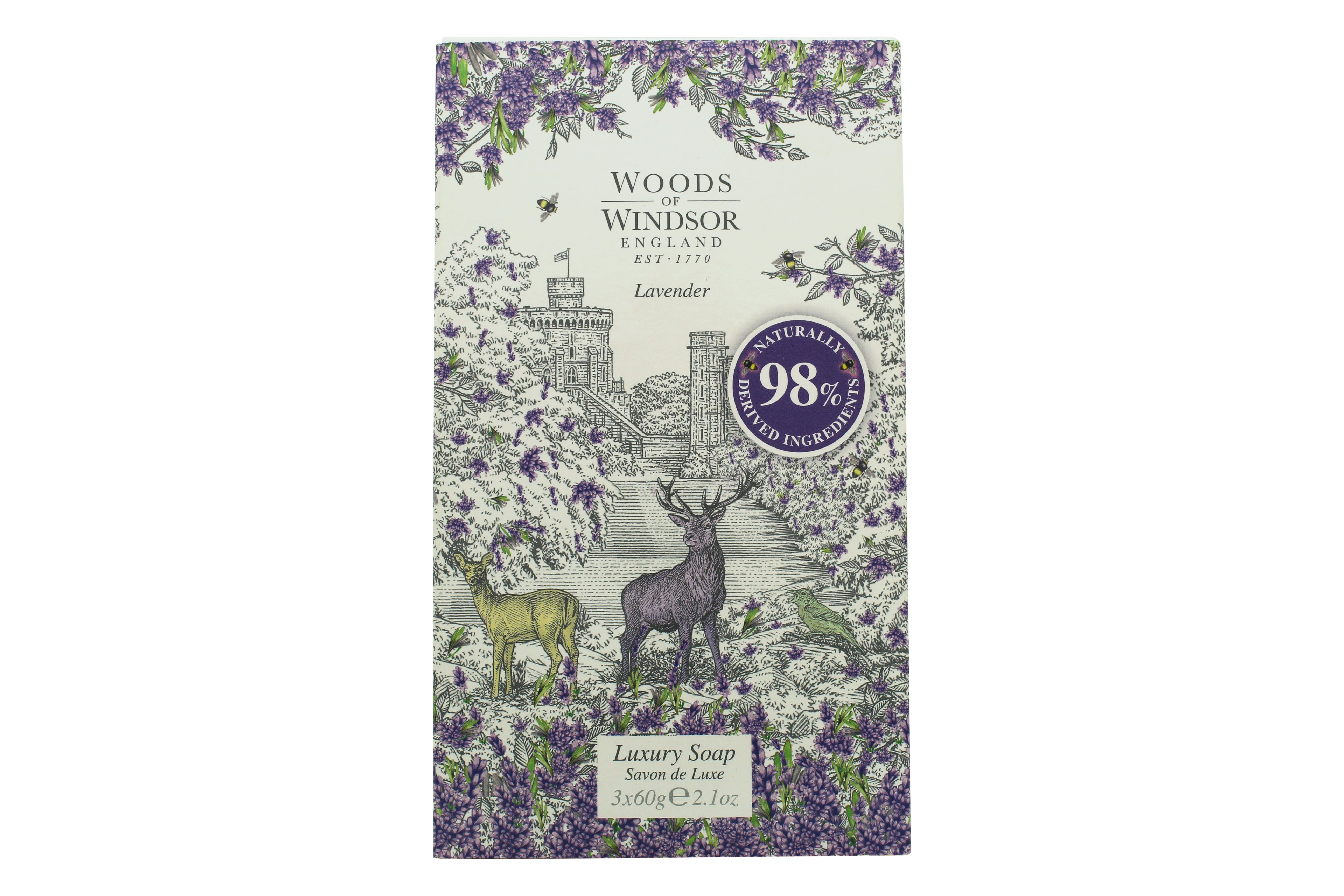 Woods of Windsor Lavender Soap 3 x 60g
