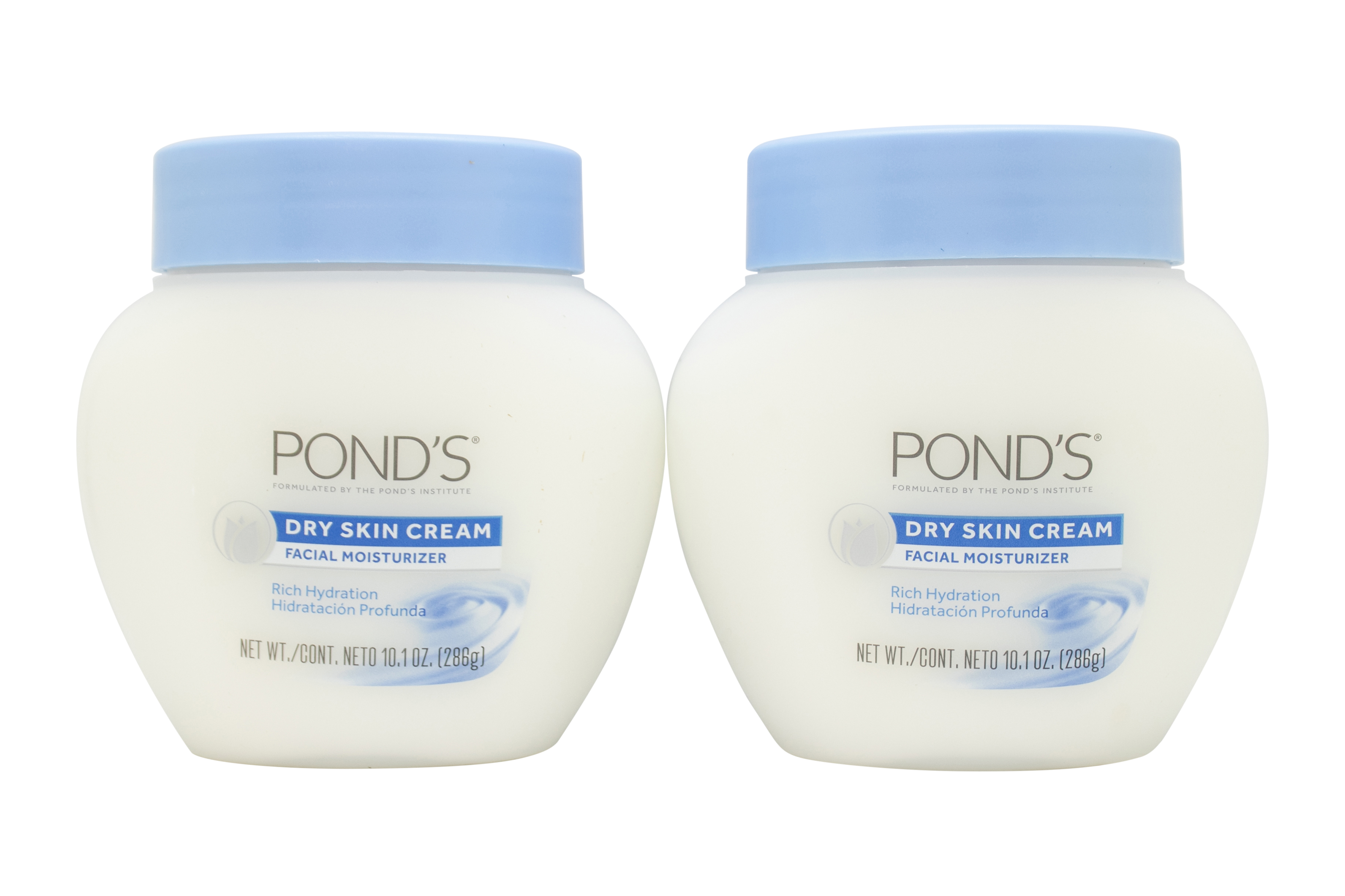 Pond's Dry Skin Cream Facial Moisturizer Set 2 x 286g