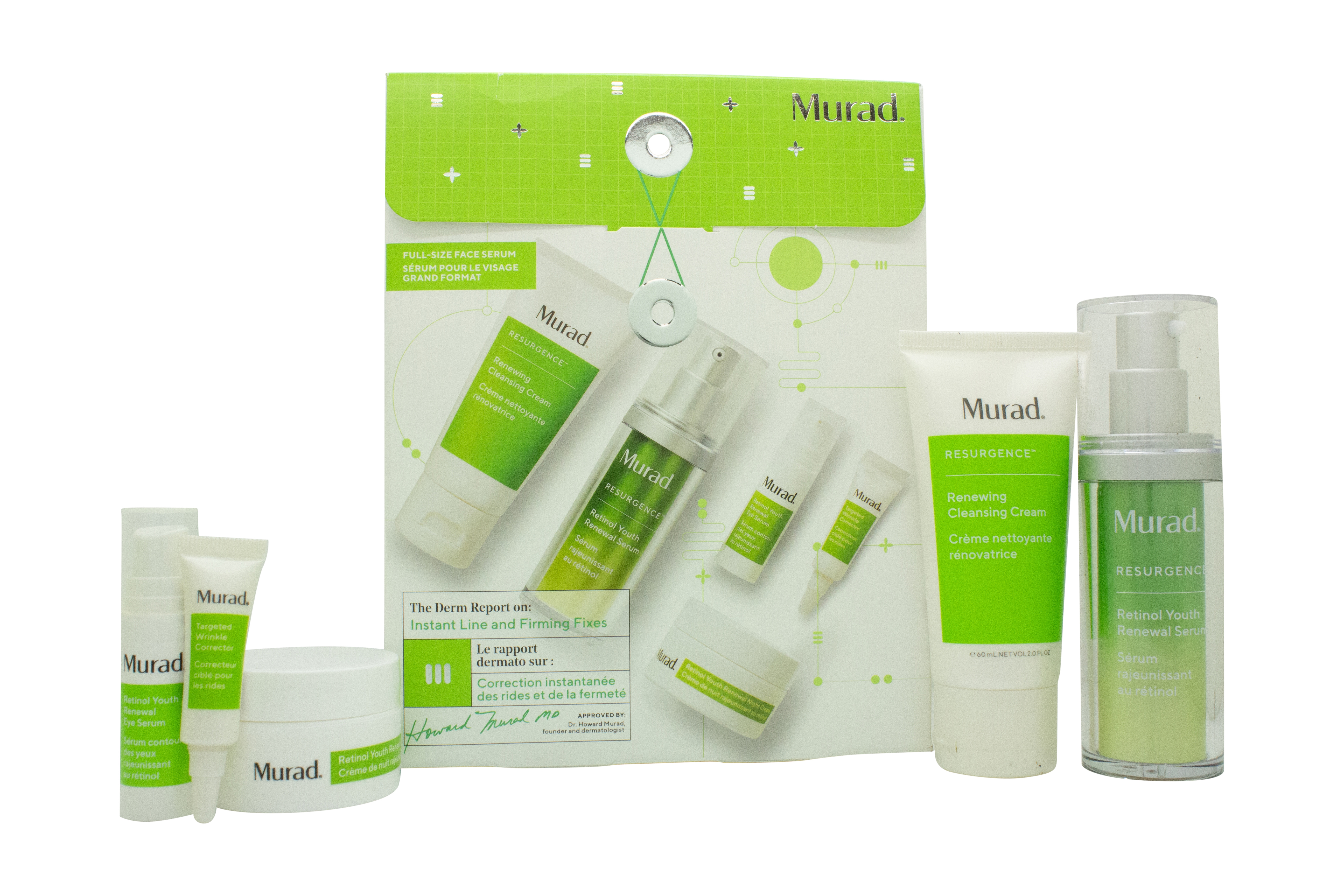 Murad The Derm Report Instant Line And Firming Fix Set 5 Pieces