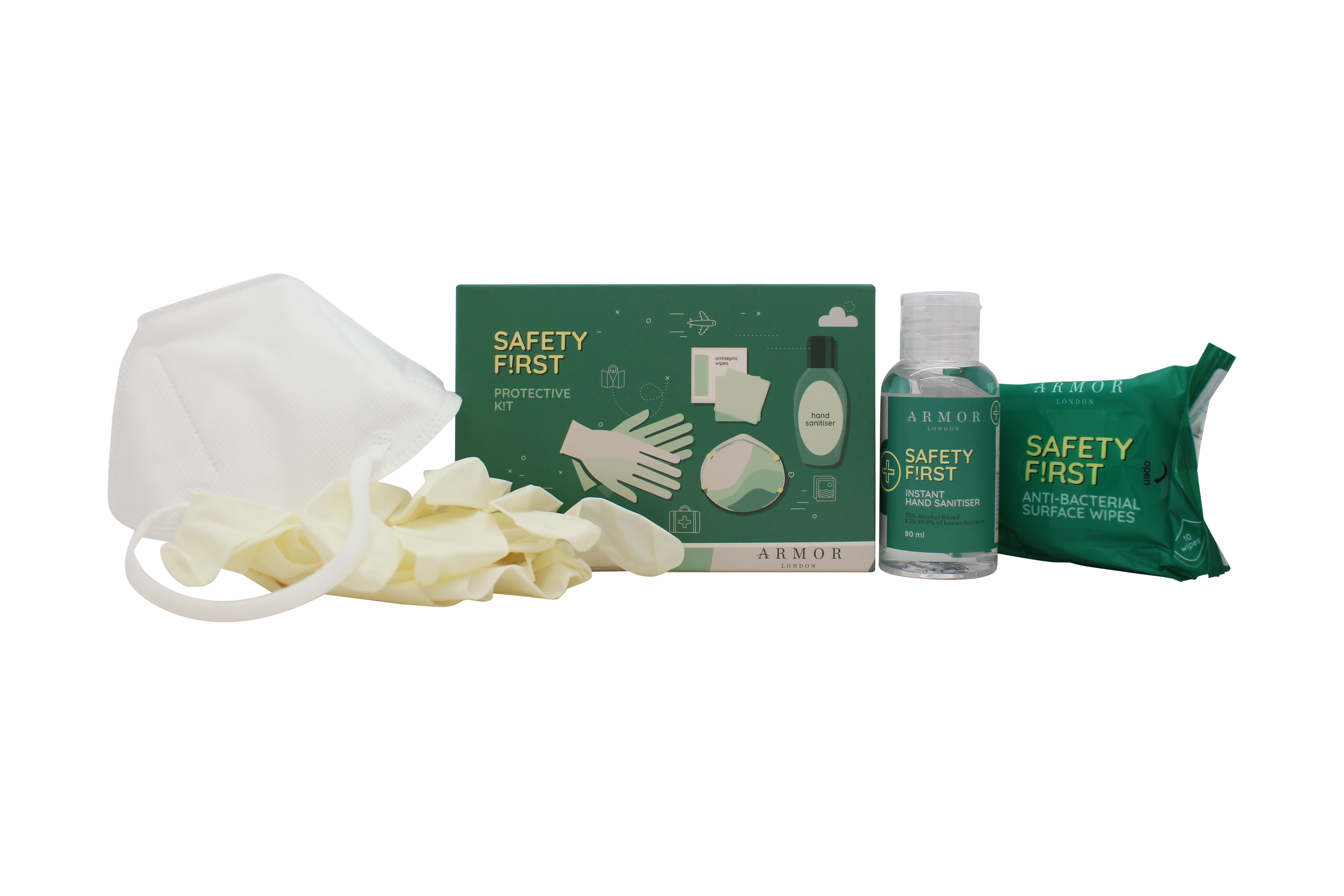 Armor London Safety F!rst Protective K!t Safety Kit - 14 Pieces