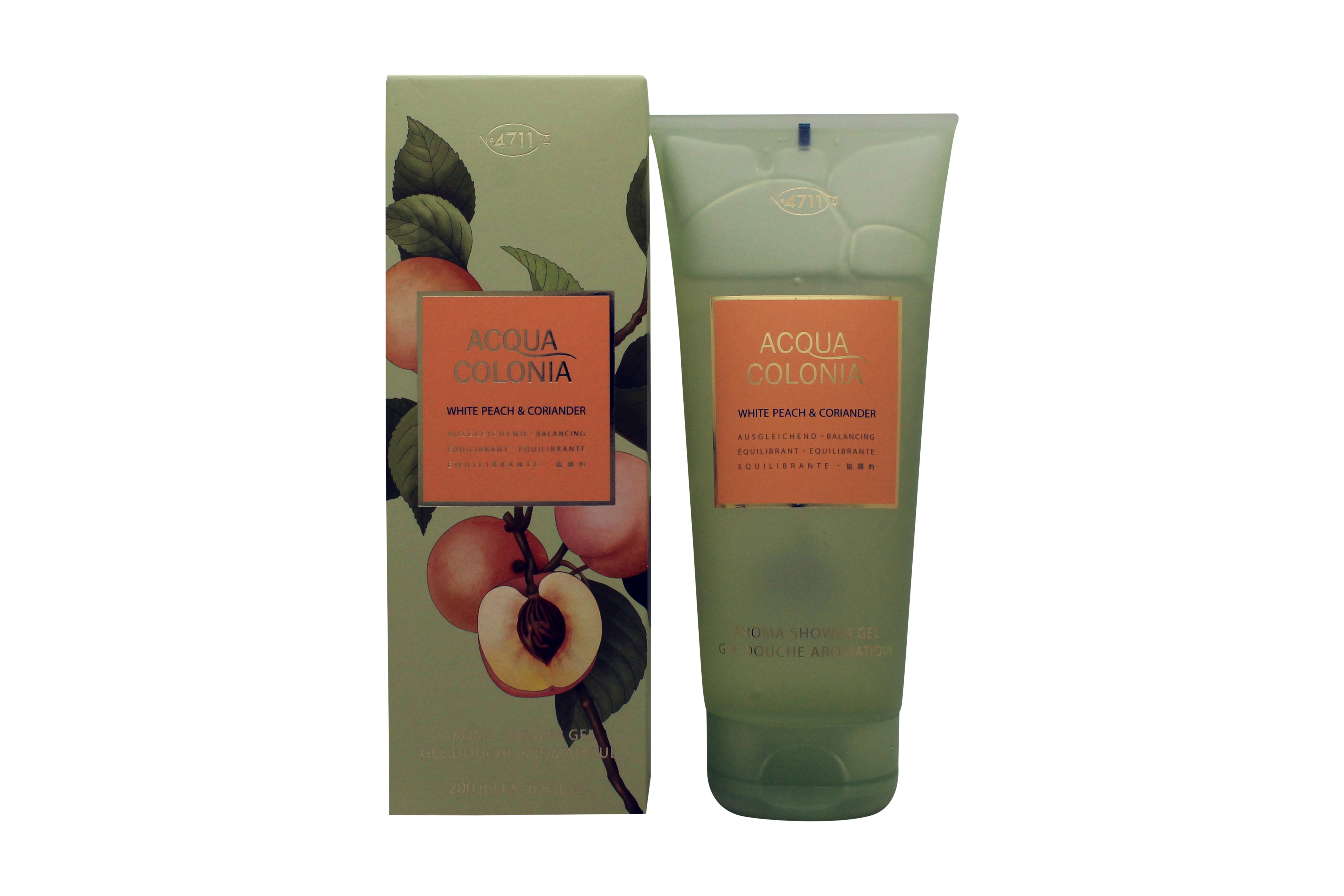 4711 Acqua Colonia White Peach Coriander Shower Gel 200ml