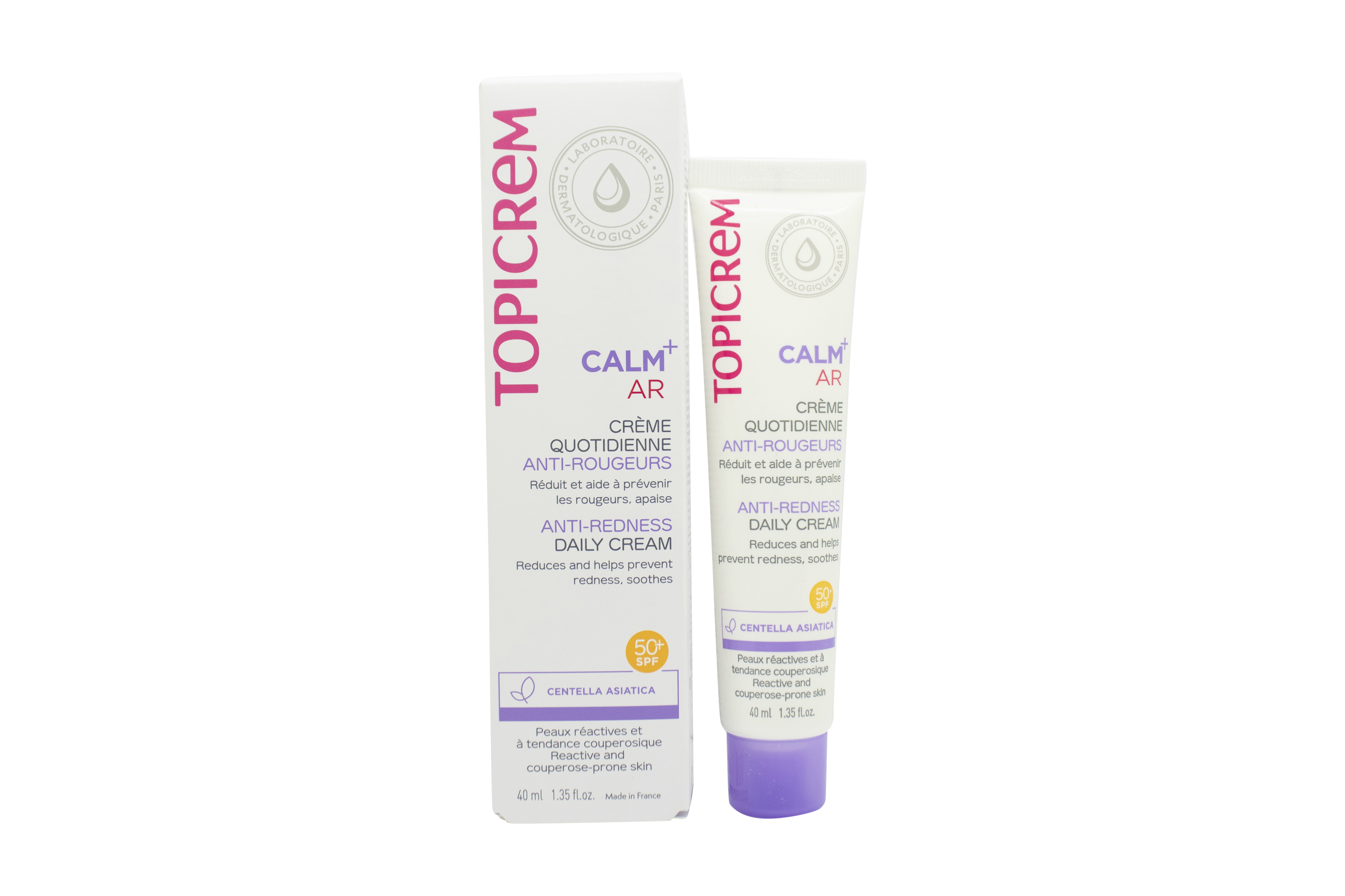 Topicrem Calm+ Anti-Redness Daily Cream SPF50+ 40ml