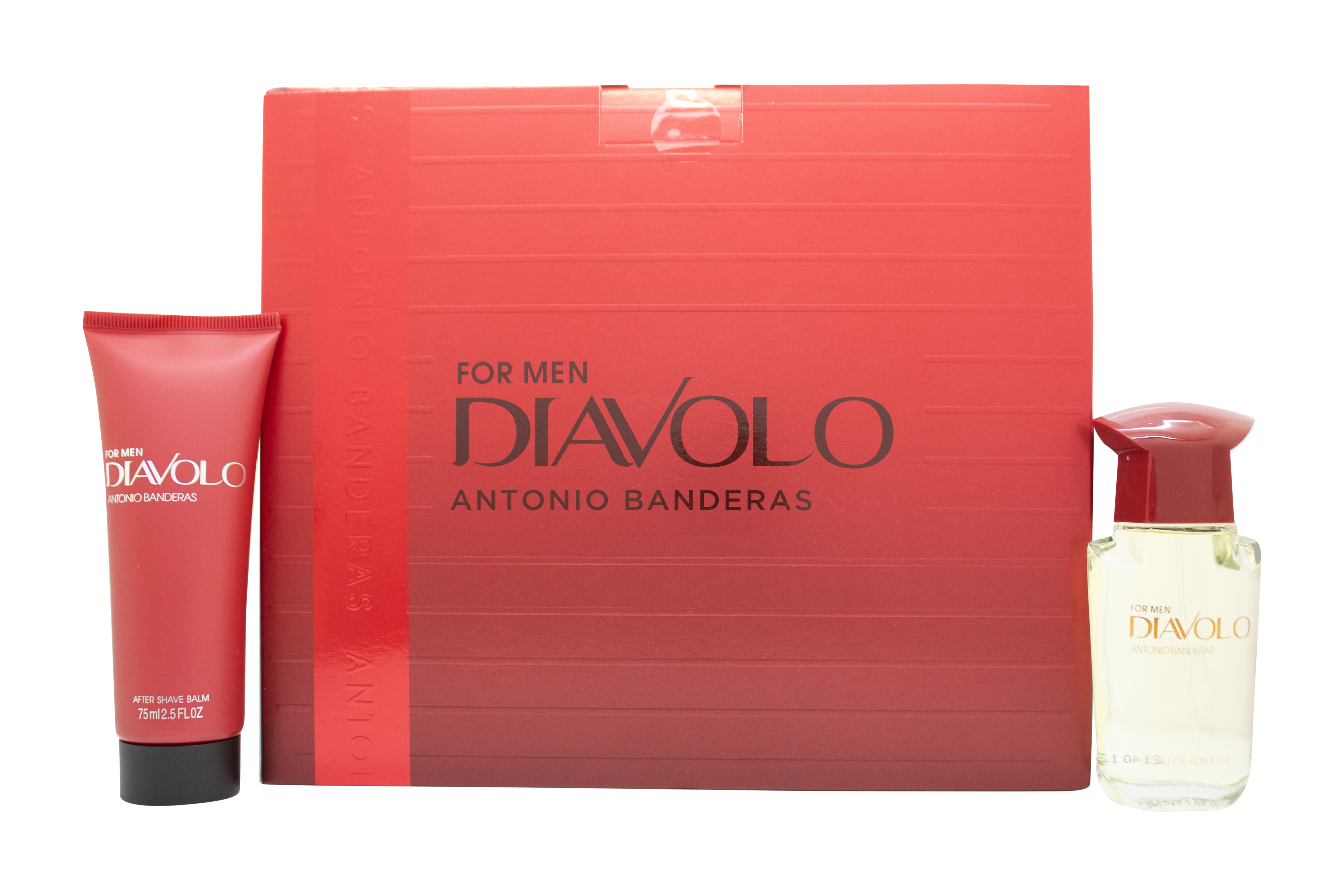 Antonio Banderas Diavolo For Men Gift Set 50ml EDT + 75ml Aftershave Balm