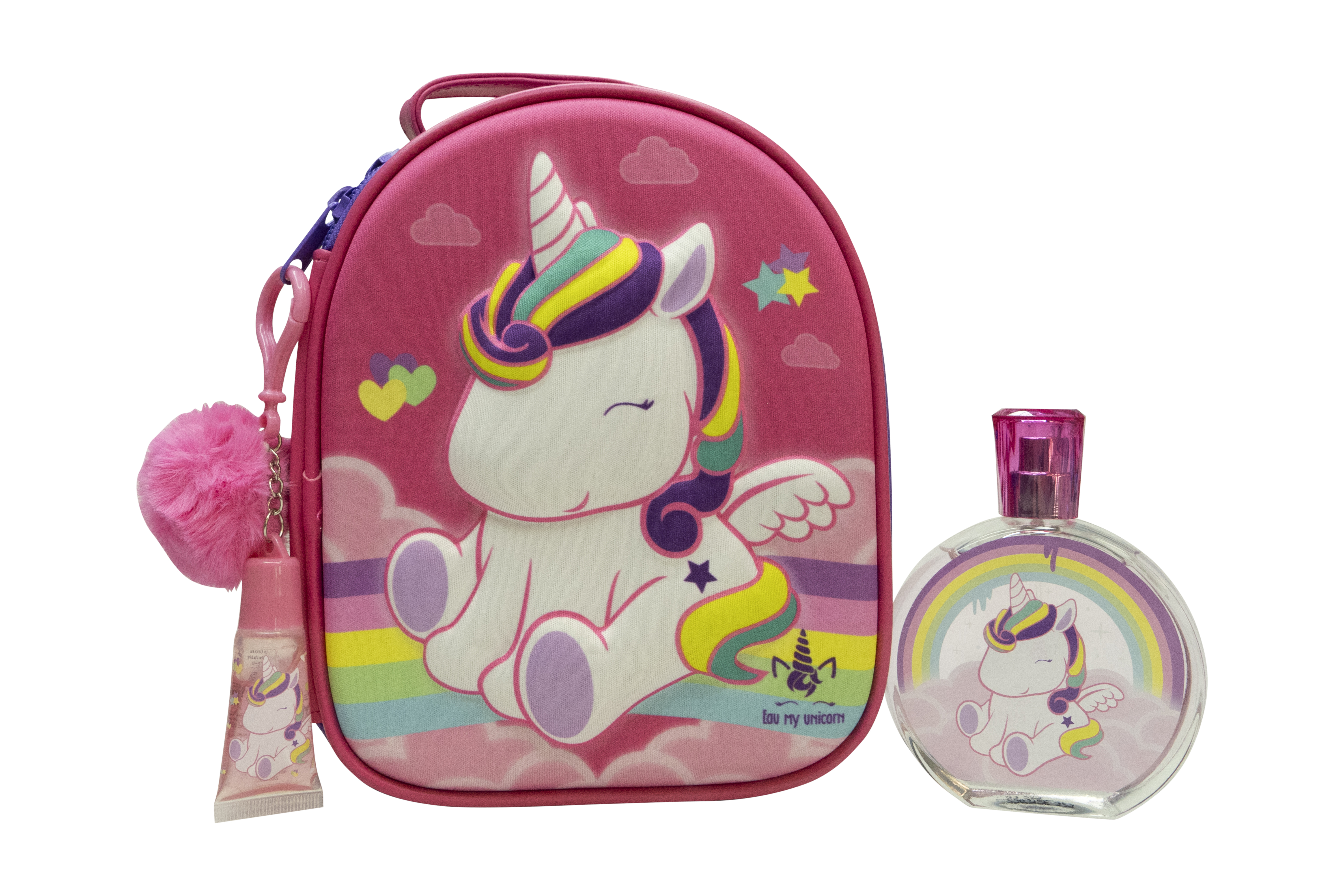 Air-Val Eau My Unicorn Gift Set 100ml EDT + Lip Gloss + Bag