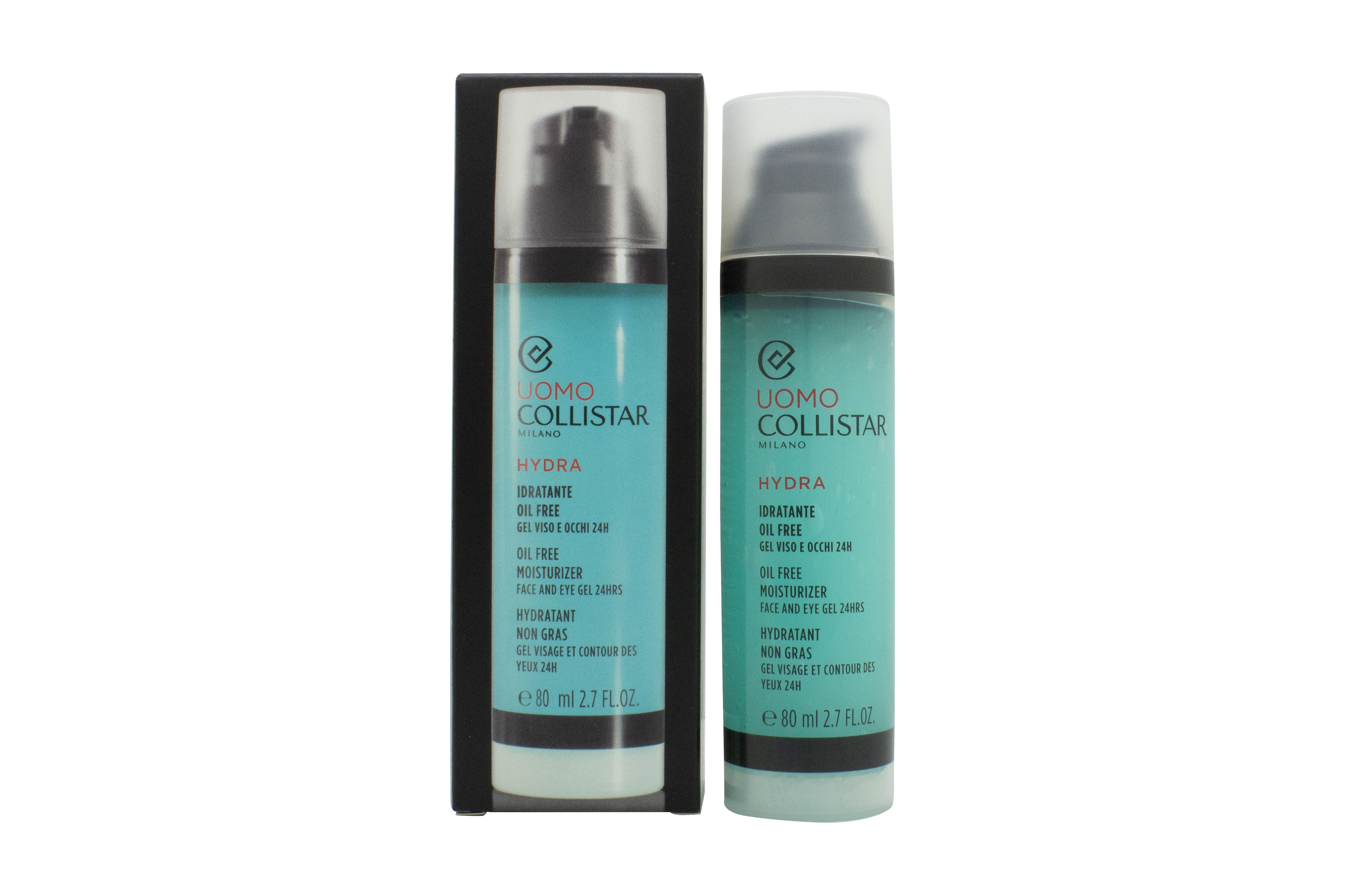 Collistar Uomo Face & Eye Gel 24HRS Oil Free Moisturizer 80ml