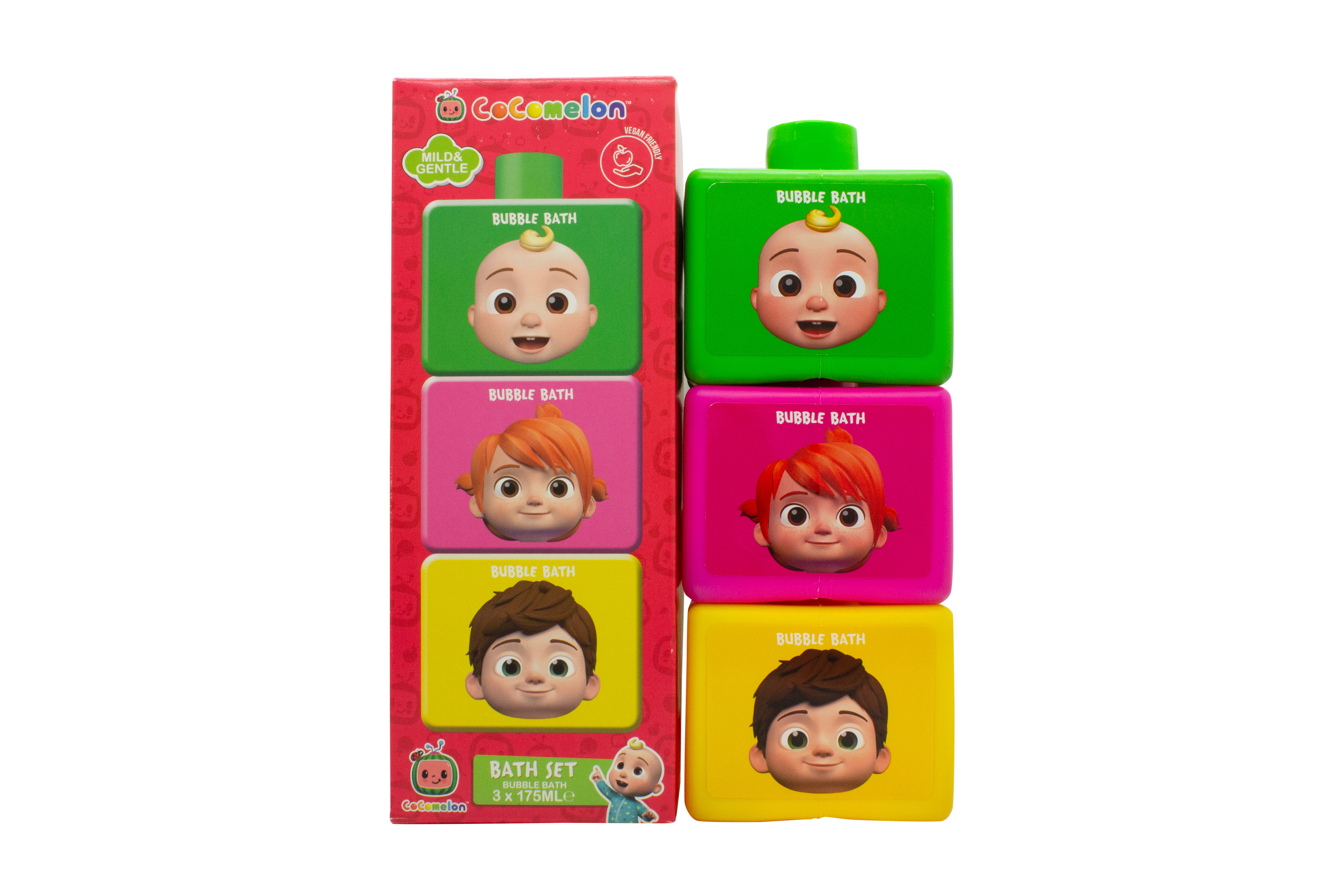 Cocomelon Stackable Bubble Bath 3 x 175ml