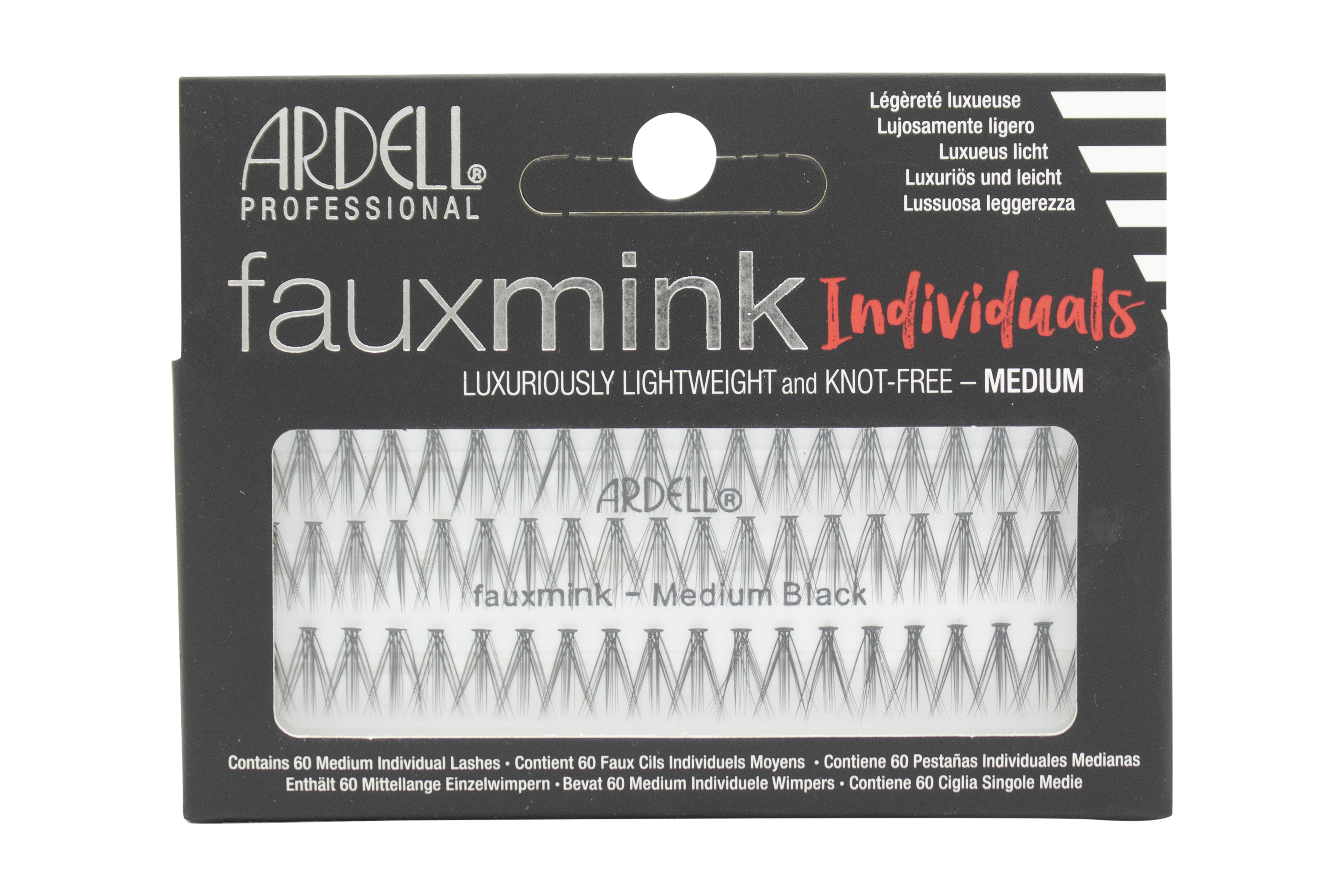Ardell Faux Mink Medium False Eyelashes 60 Pieces - Black