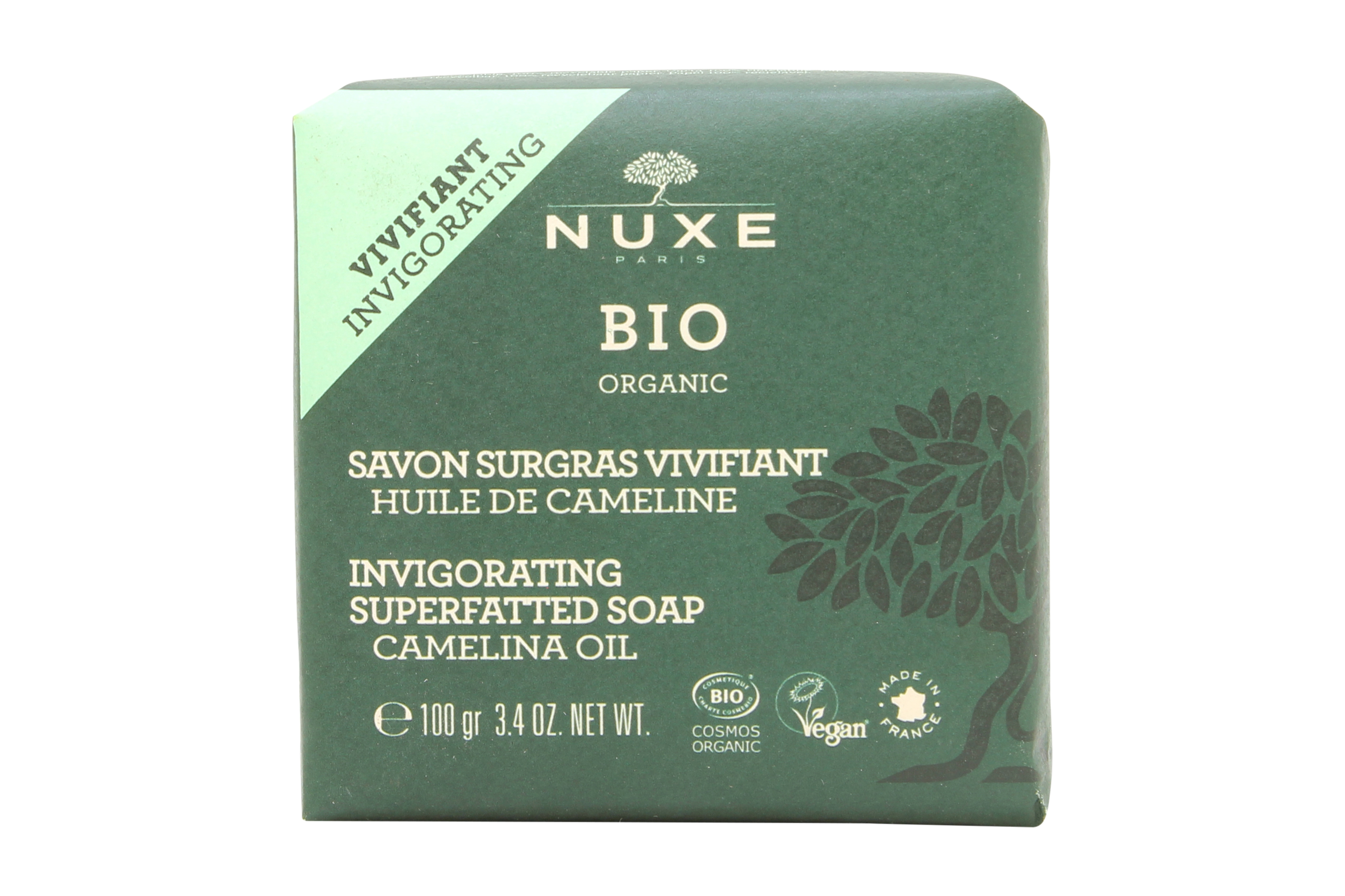 Nuxe Bio Organic Invigorating Superfatted Soap 100g