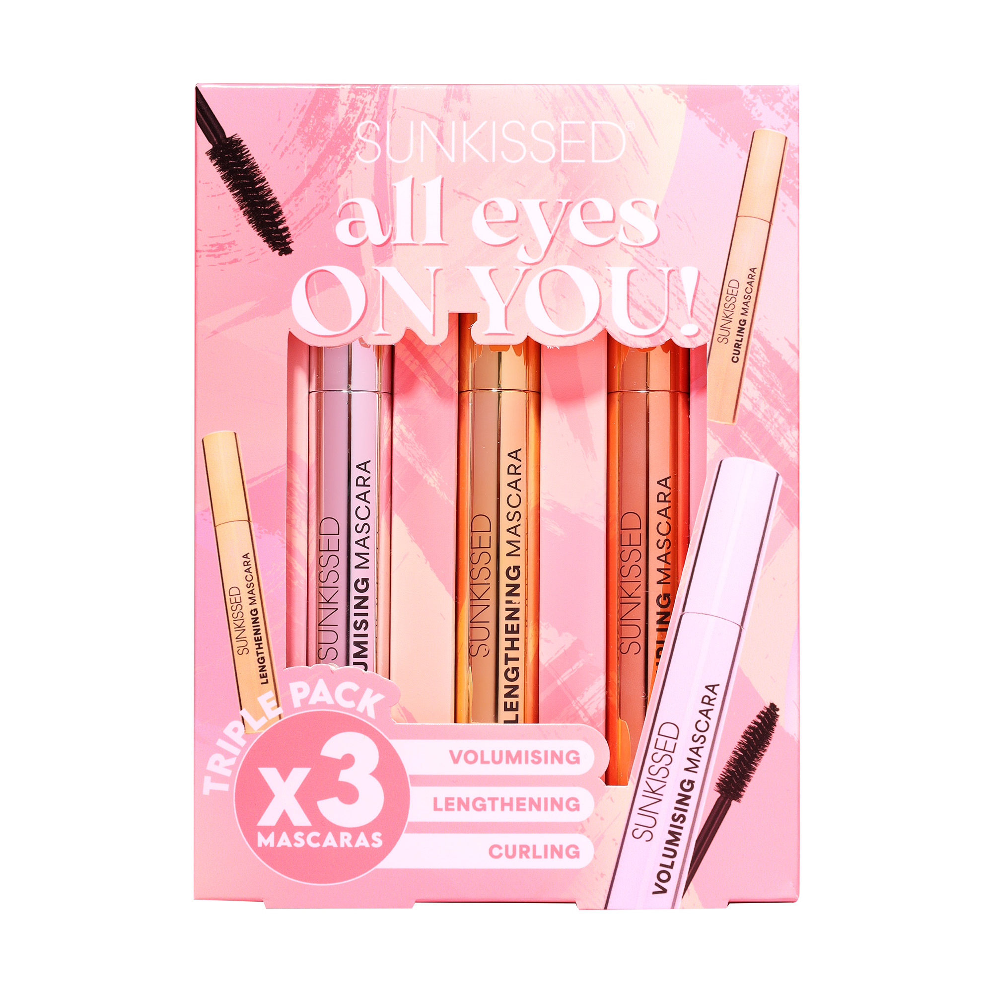 Sunkissed Eyes On You Gift Set Lash Serum + Las Primer + Lash Curling