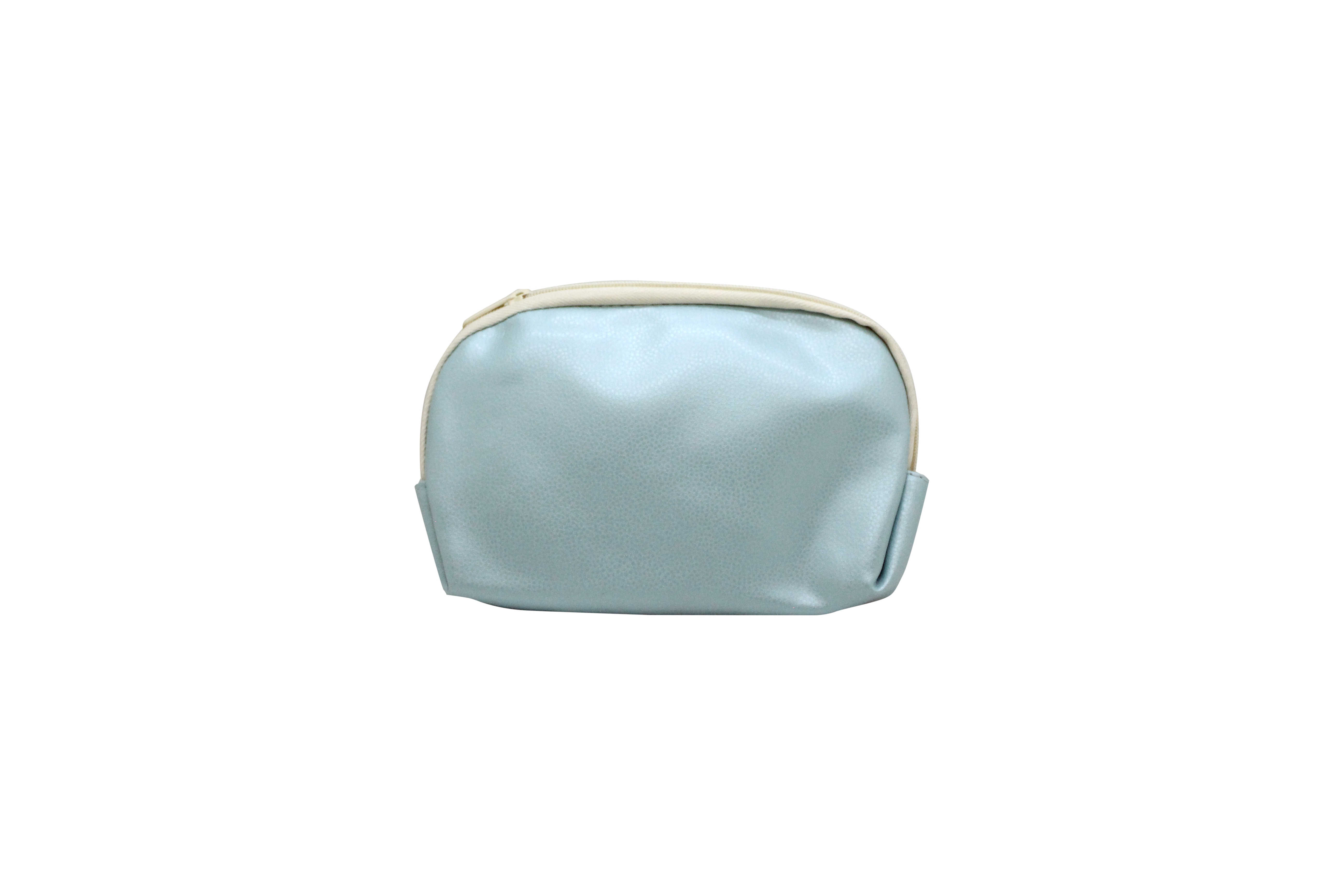 Bags Unlimited Shimmer Small Zip Pouch - Blue White
