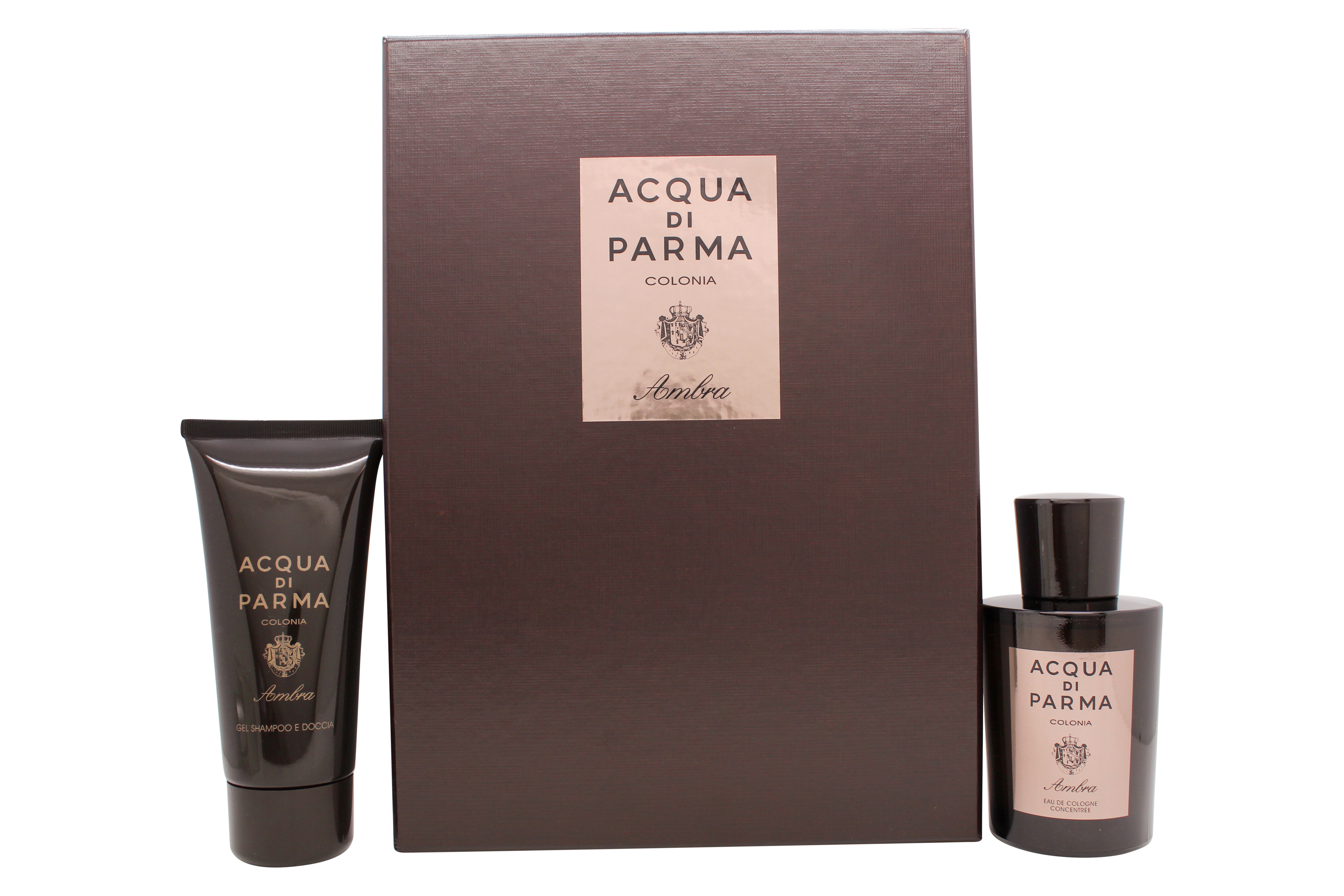 Acqua di Parma Colonia Ambra Gift Set 100ml EDC + 75ml Shower Gel