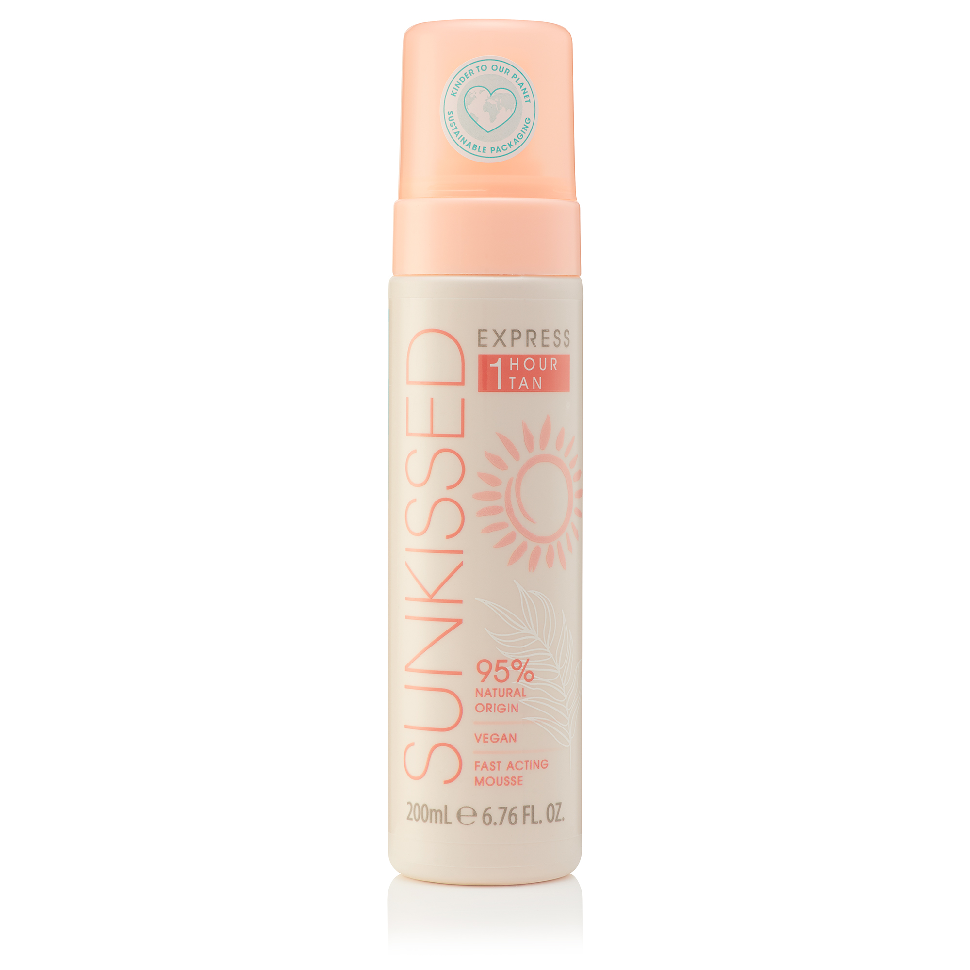 Sunkissed 95 Percent Natural Express 1 Hour Tan Mousse 200ml