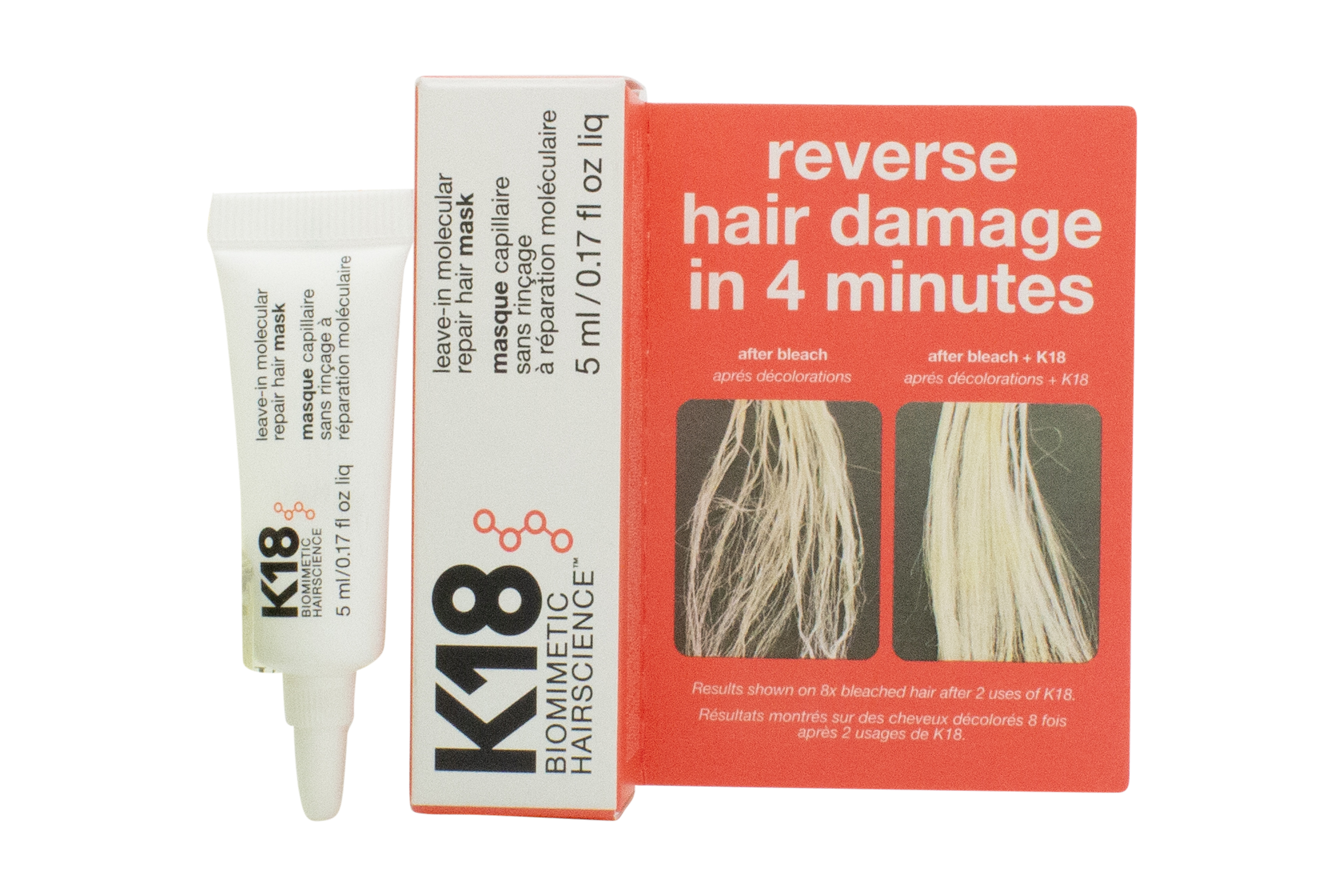 K18 Leave-In Molecular Repair Hair Mask 5ml
