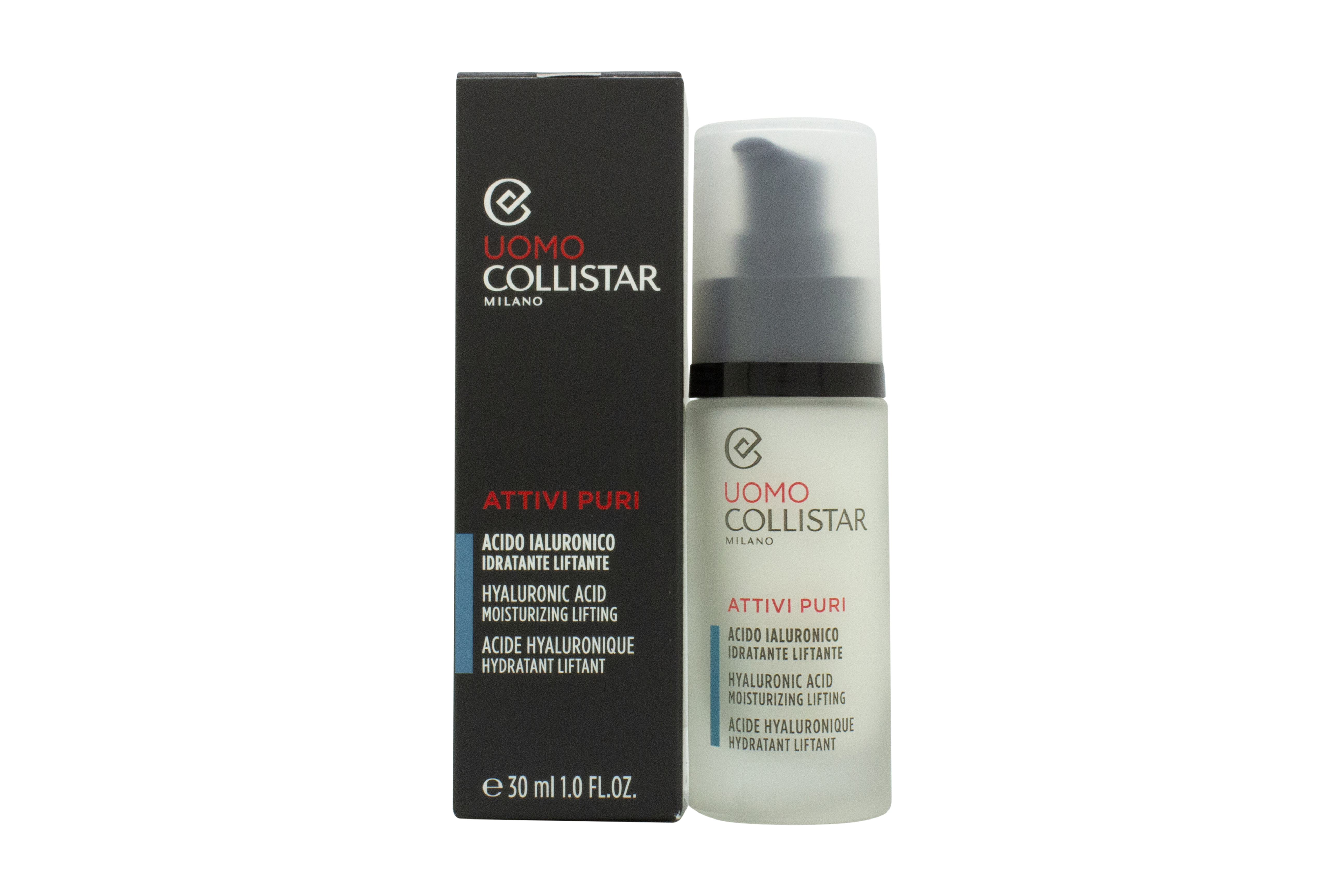 Collistar Uomo Attivi Puri Hyaluronic Acid Moisturizing Lifting 30ml