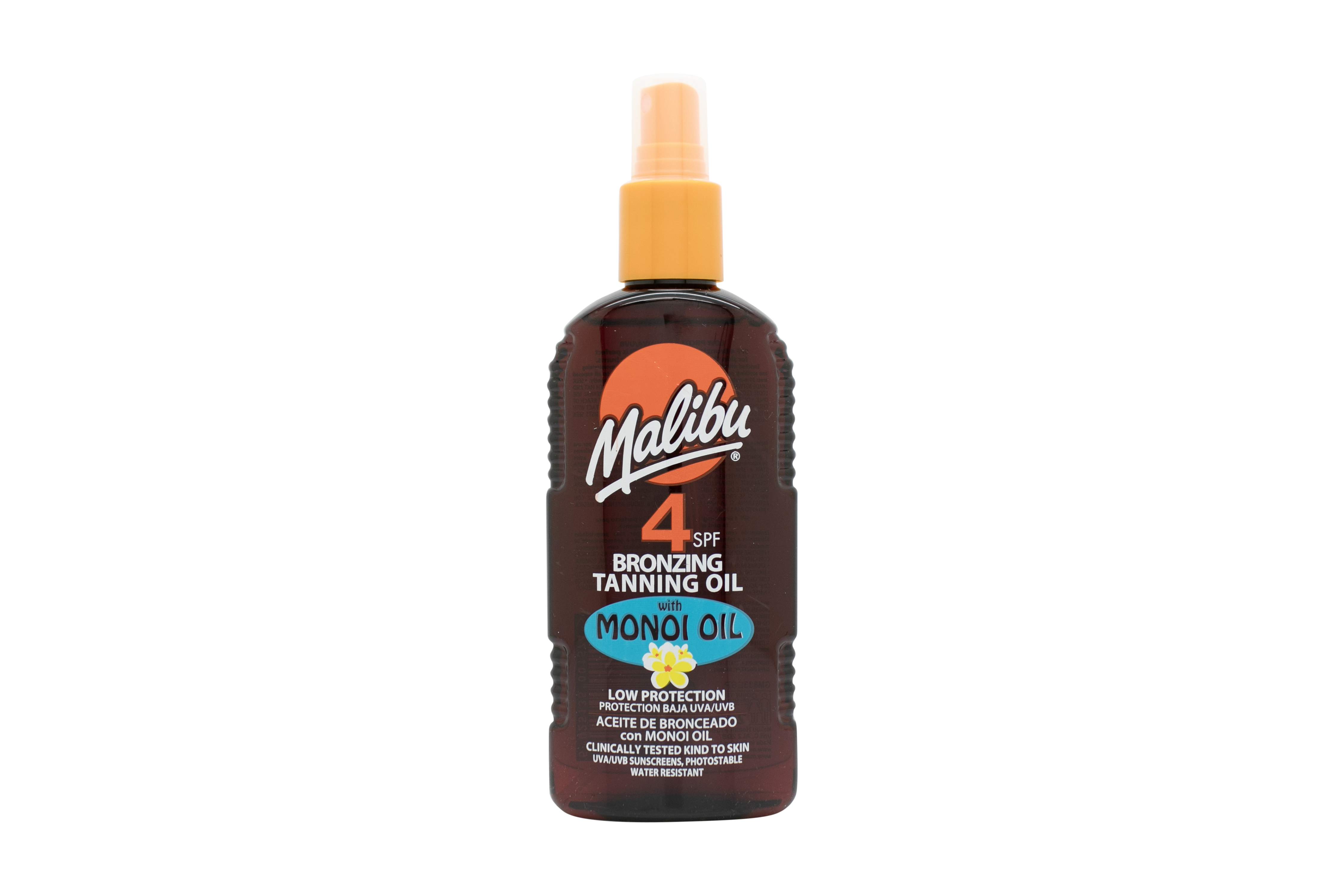 Malibu Bronzing Tanning Oil Spray With Monoi Oil SPF4 200ml