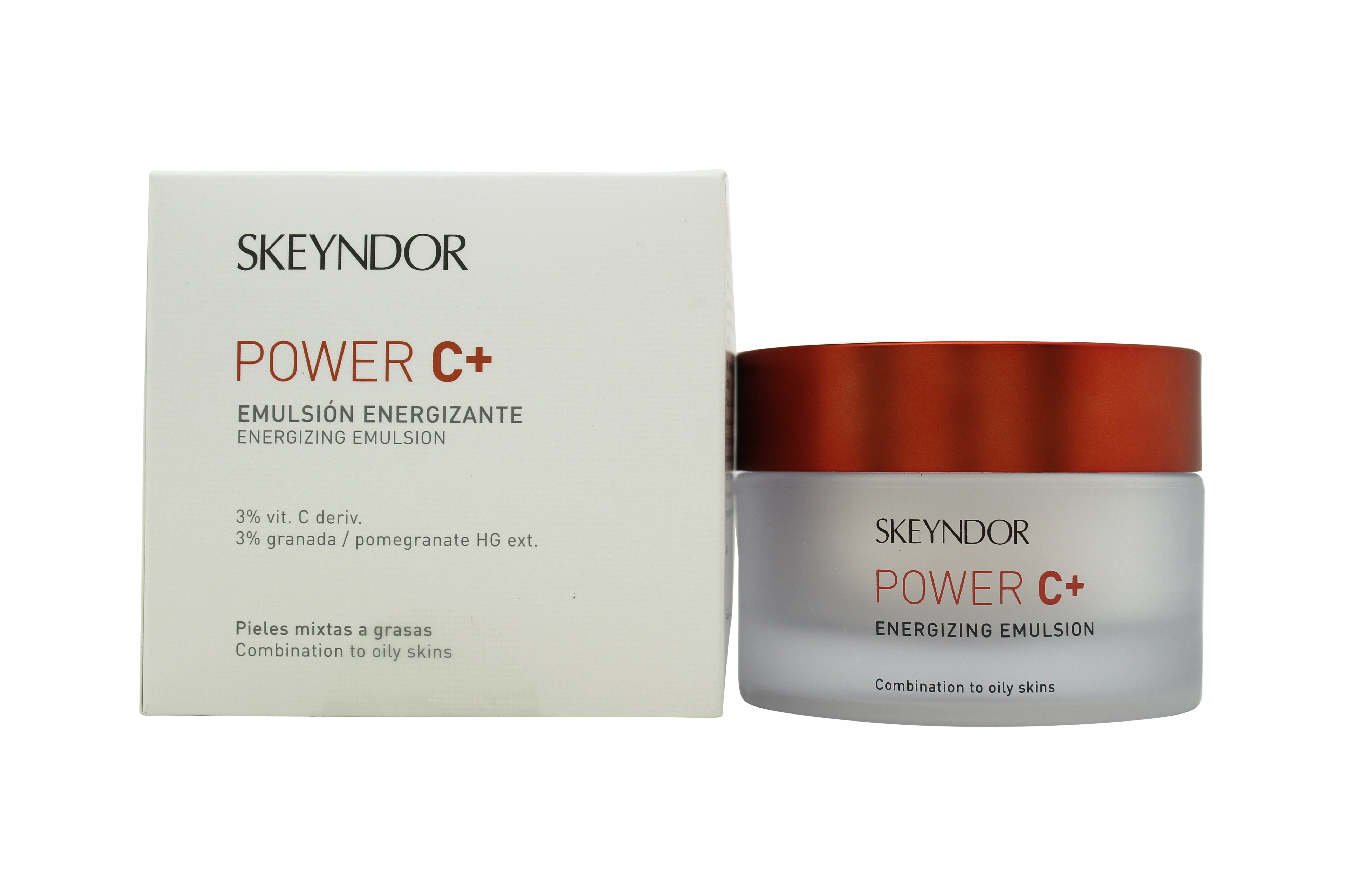Skeyndor POWER C Plus Combination To Oily Skin Energizing Emulsion SPF15 50ml