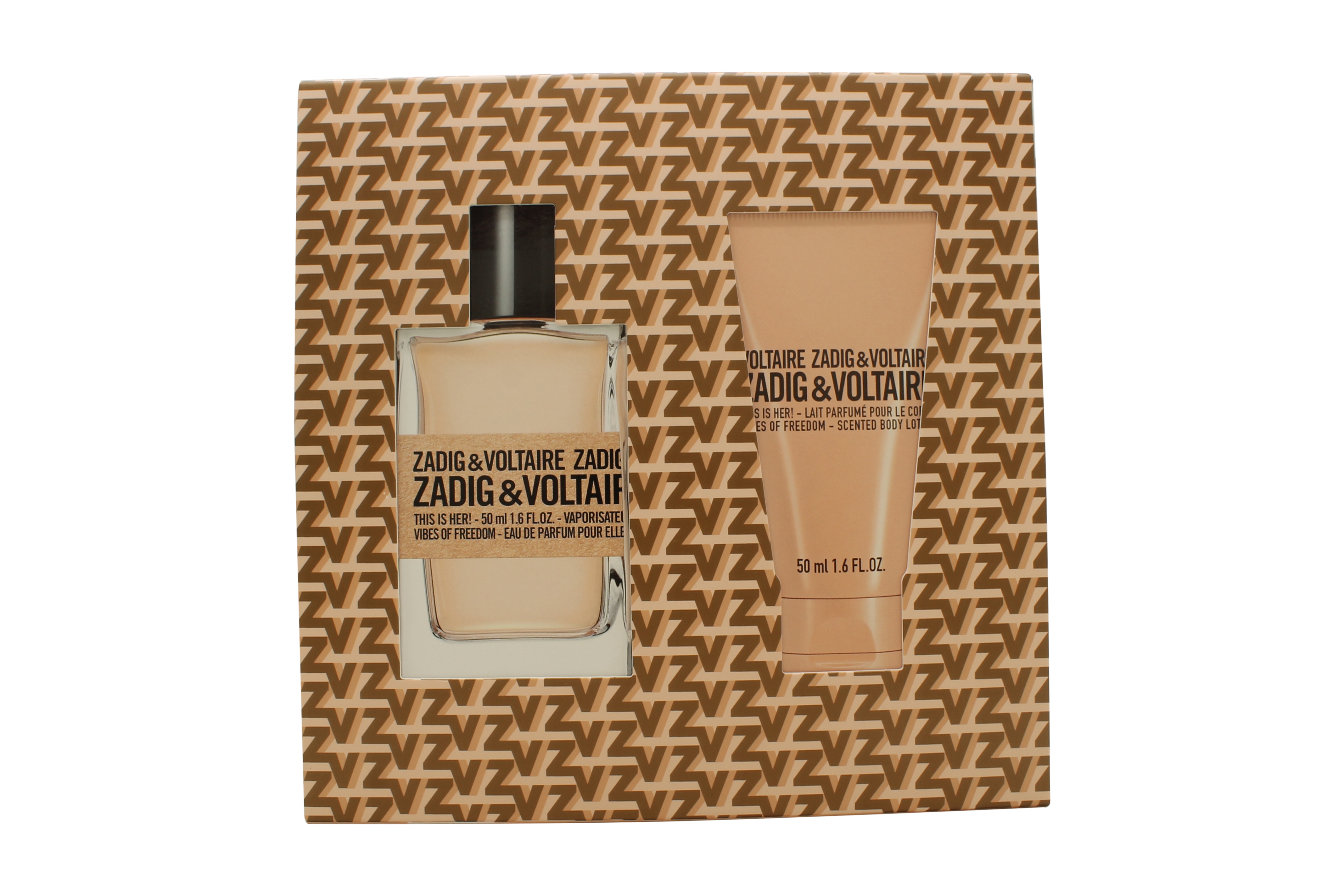 Zadig & Voltaire This is Her! Vibes of Freedom Gift Set 50ml EDP + 50ml Body Lotion