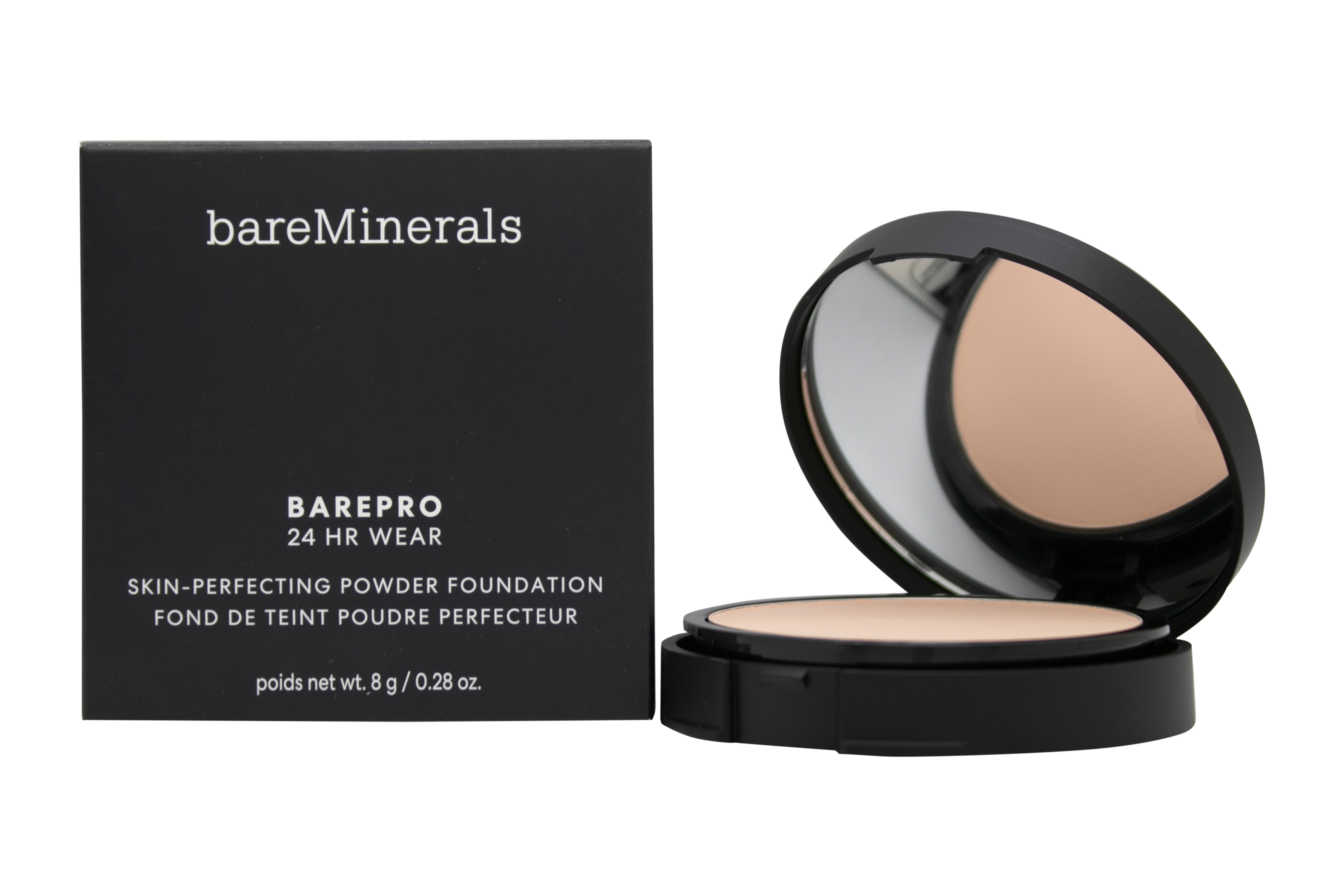 bareMinerals BarePro 24H Skin-Perfecting Powder Foundation 8g - Fair 10 Warm