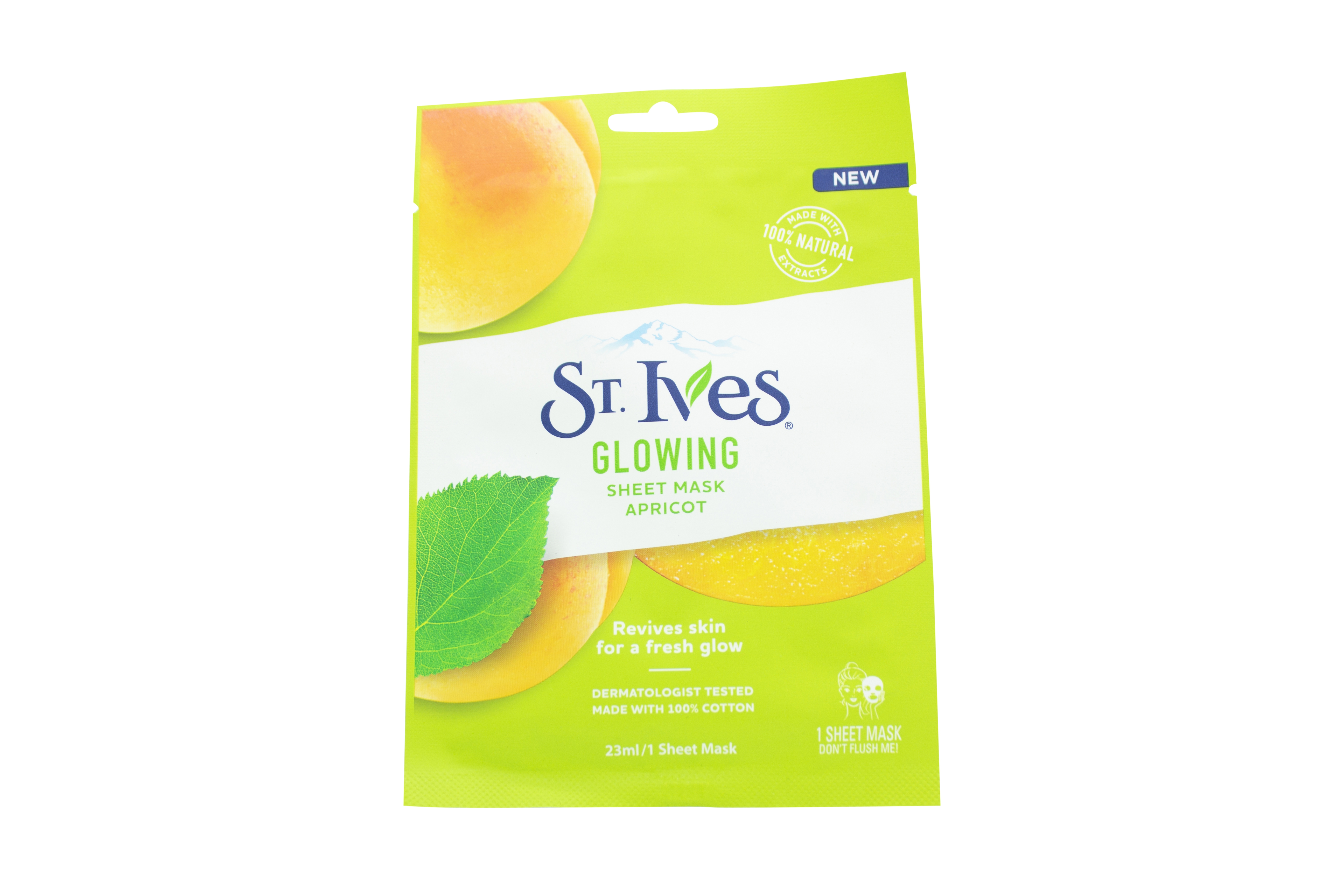 St. Ives Glowing Apricot Sheet Mask 23ml - 1 Sheet
