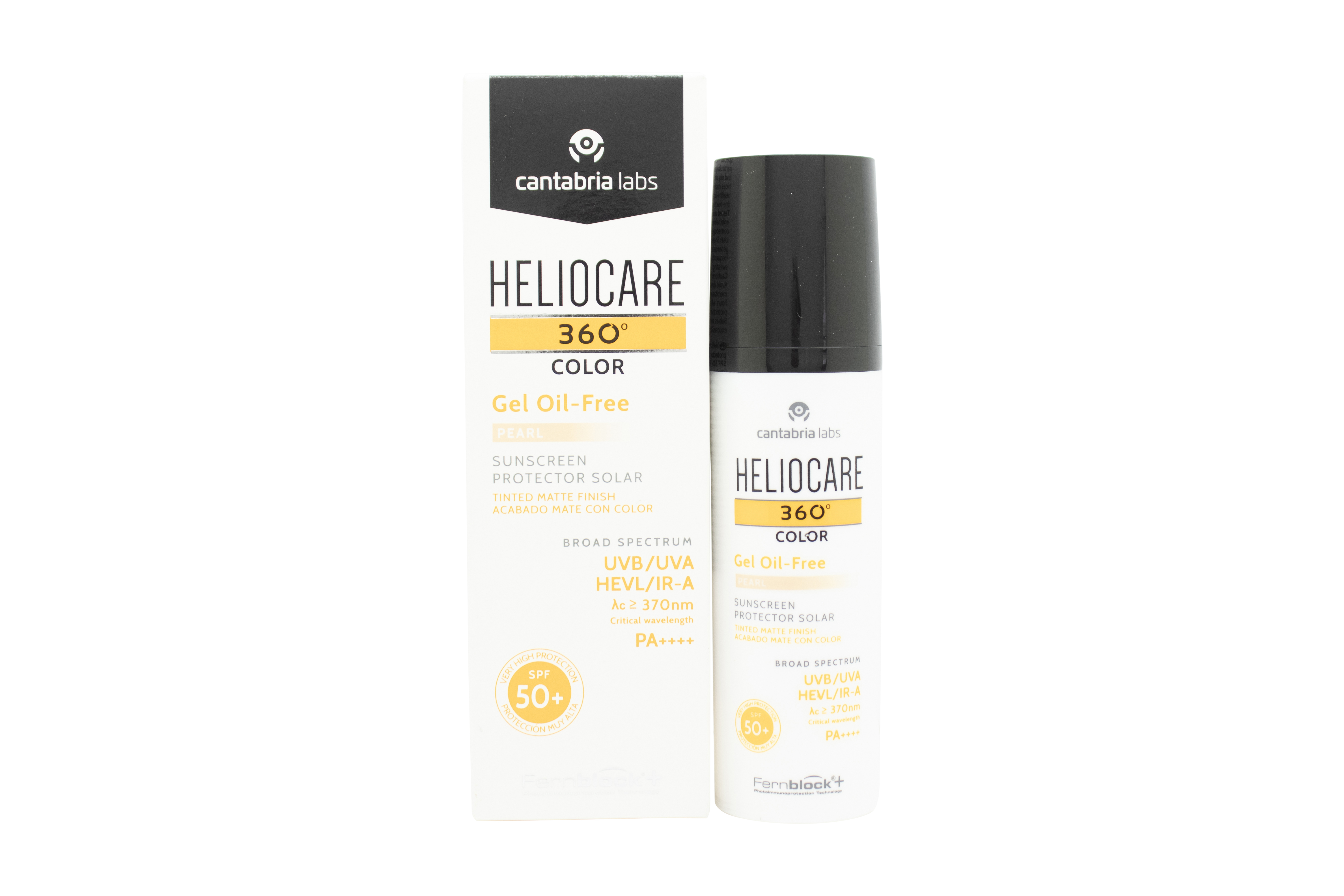 Cantabria Labs Heliocare 360° Color Oil-Free Gel SPF50+ PA++++ 50ml - Pearl