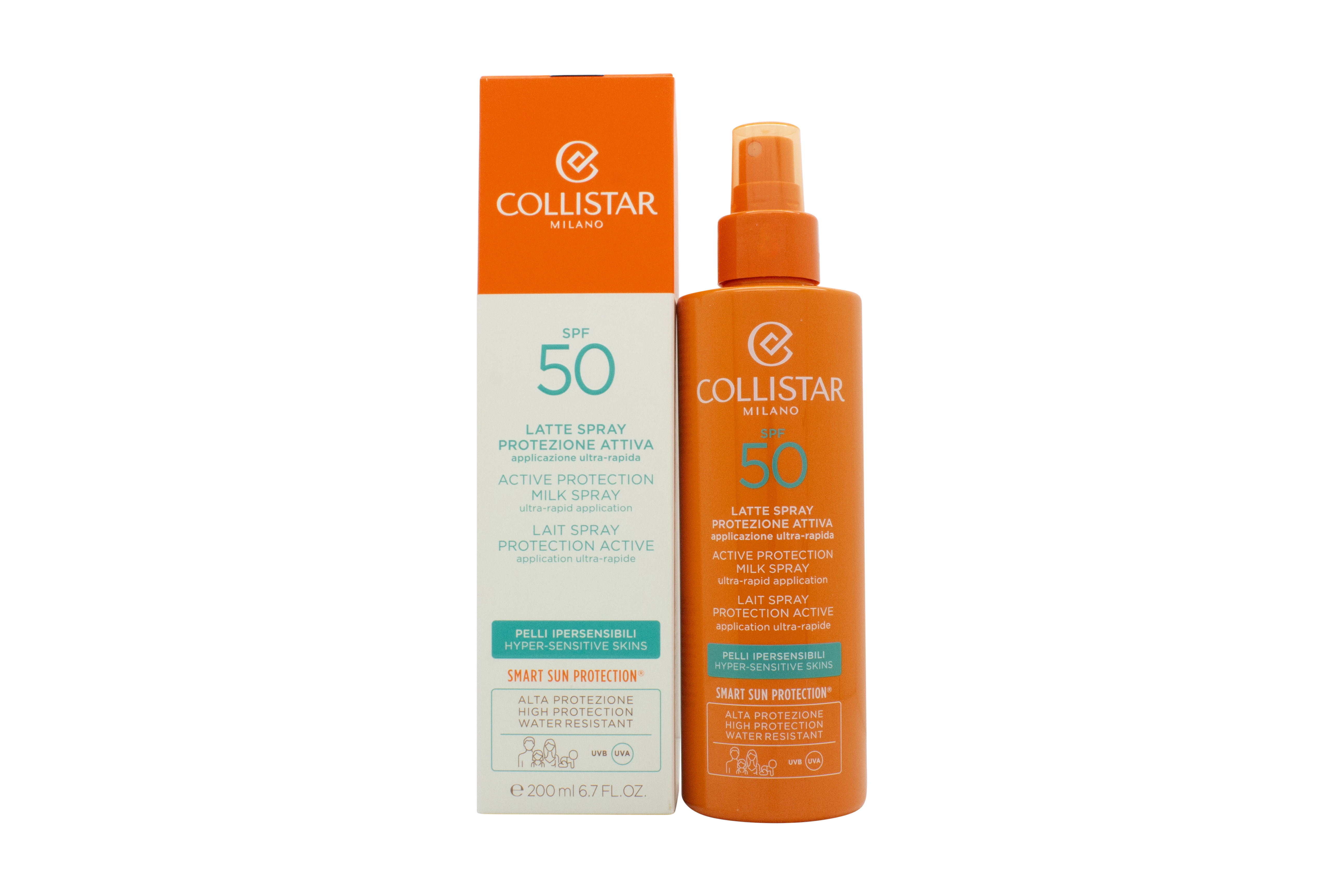 Collistar Active Protection Hyper Sensitive Skin Milk Spray SPF50 200ml