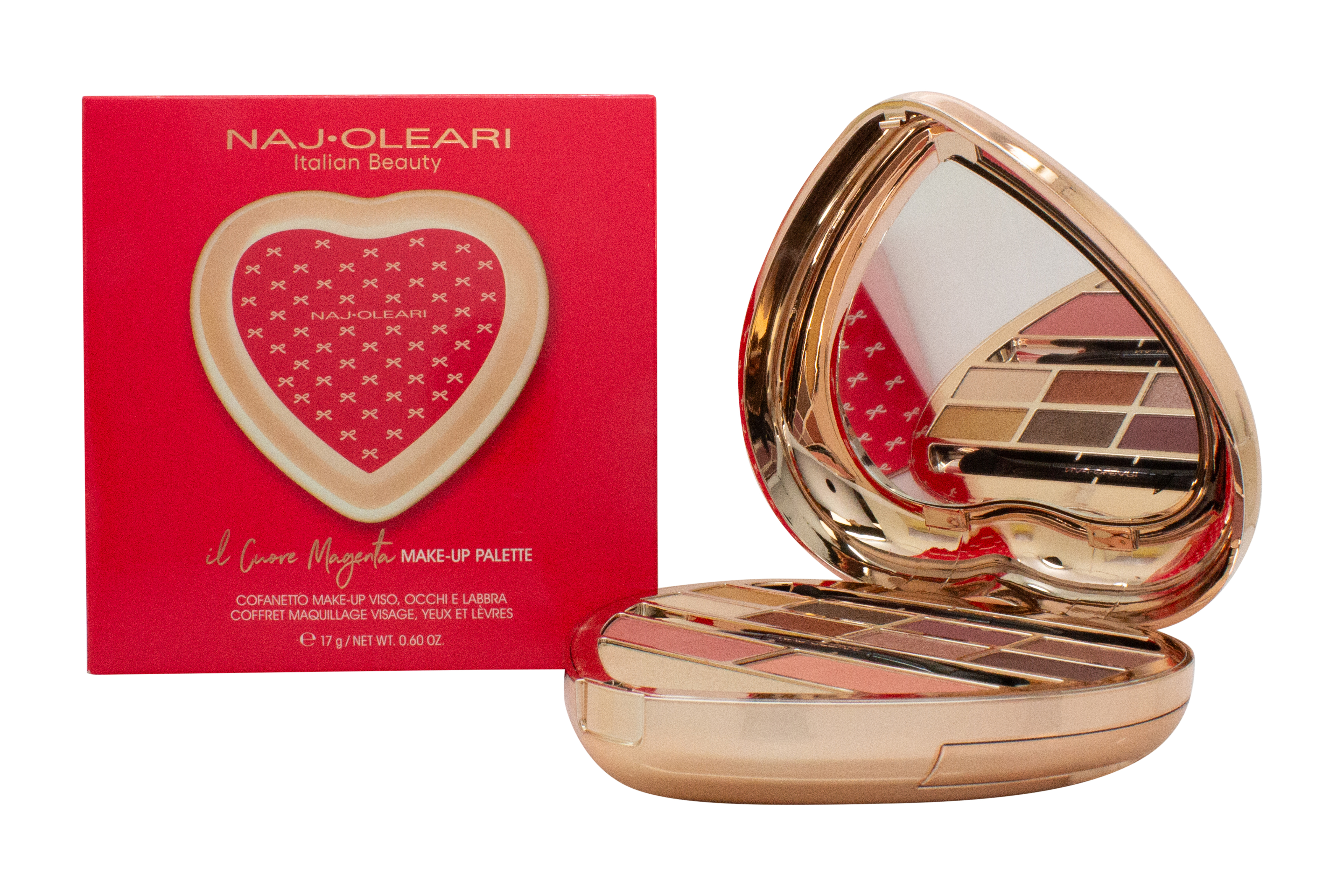 Naj Oleari Il Cuore Make Up Palette 7 Pieces