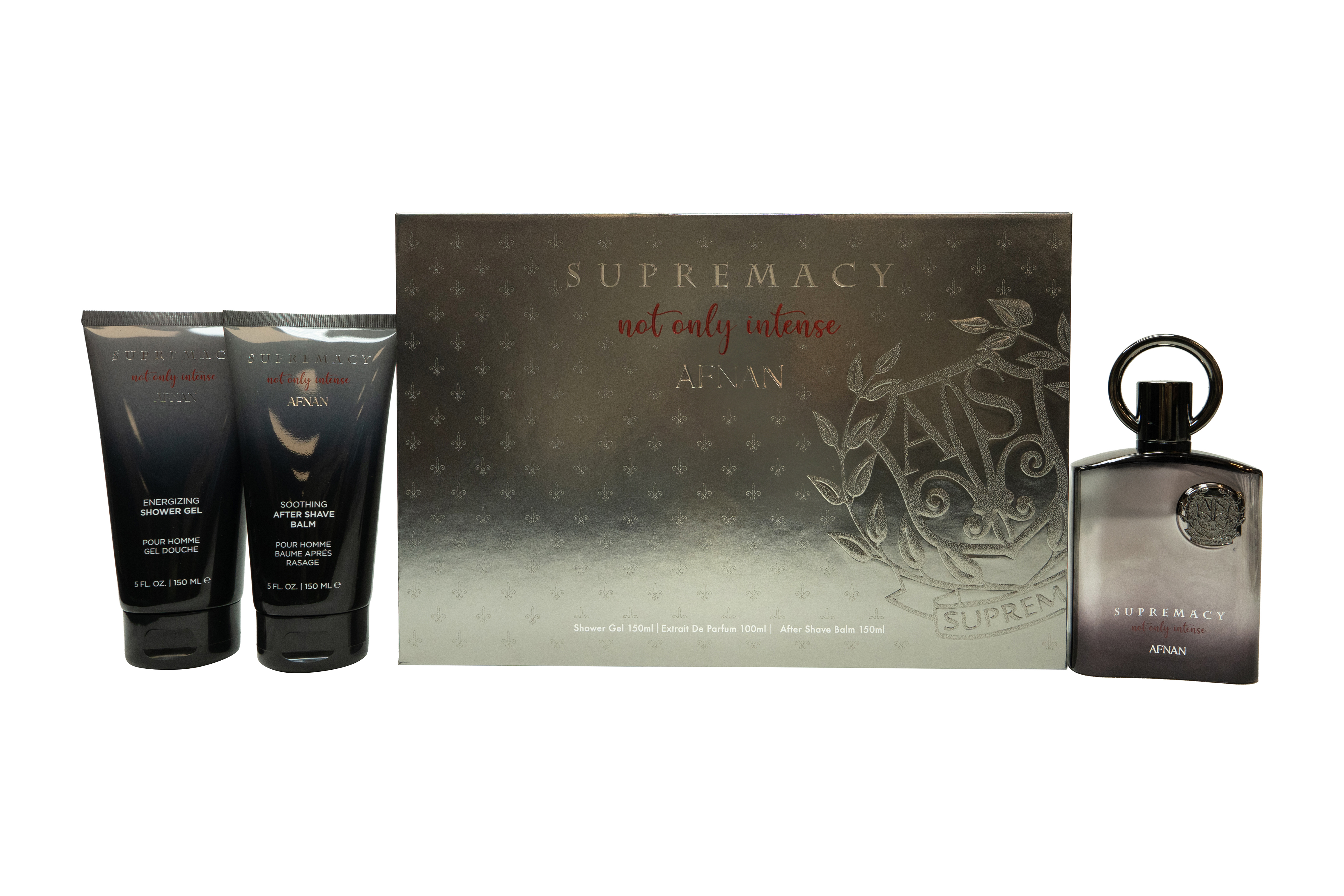 Afnan Supremacy Not Only Intense Gift Set - EDP 100ml Spray + 150ml Shower Gel