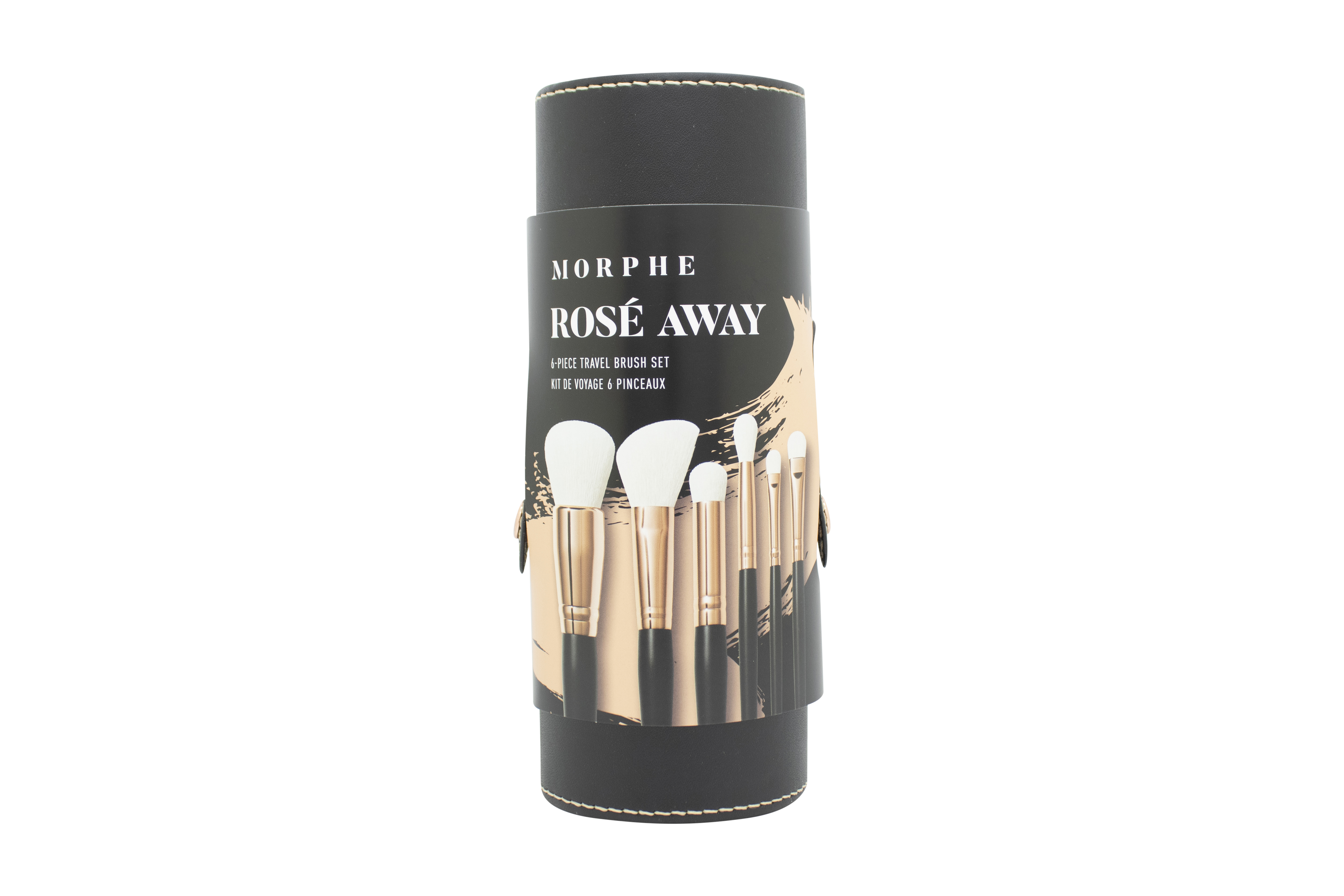 Morphe Rose Away Makeup Brush Set - 6 Pieces + Storage Tub