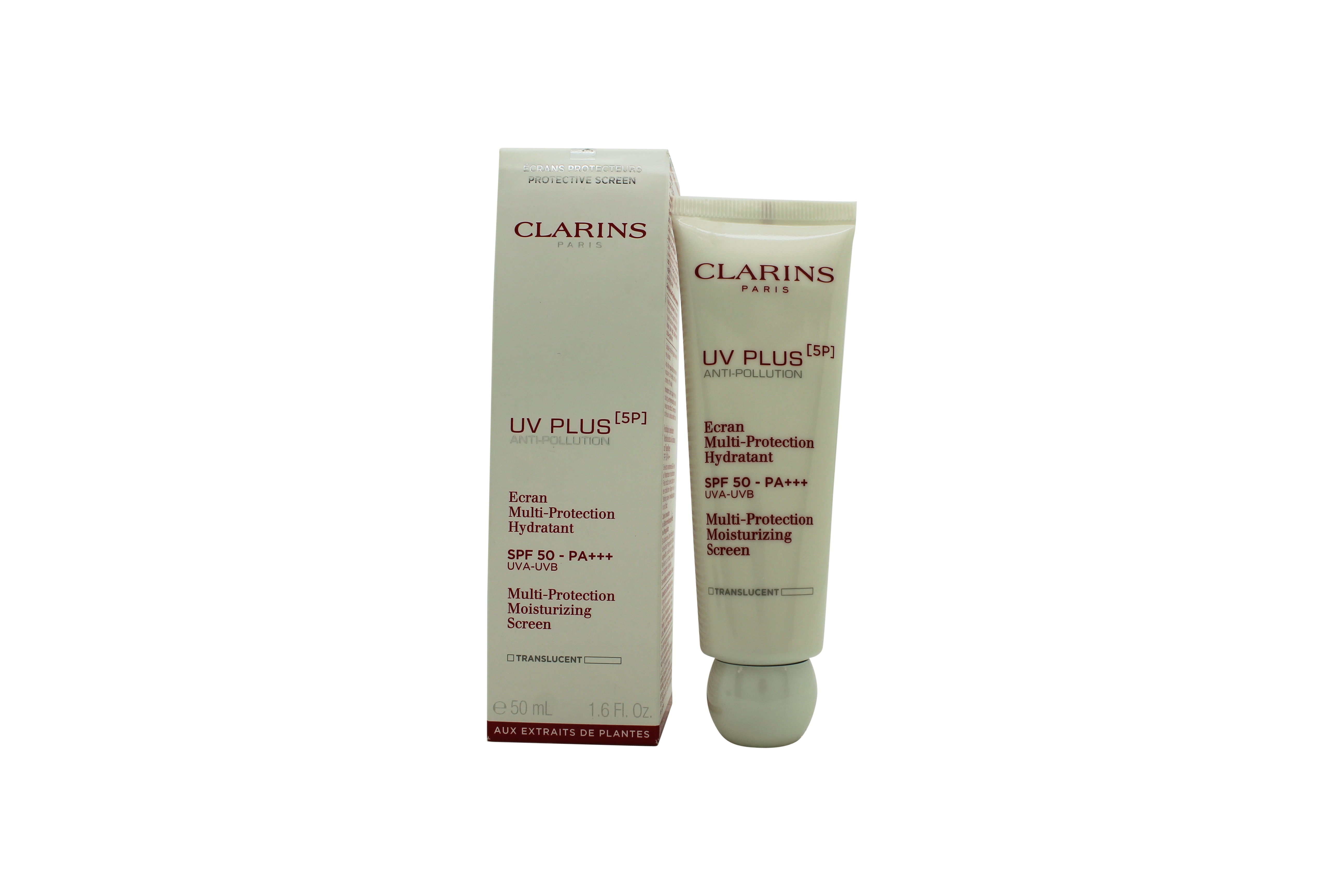 Clarins UV Plus Anti-Pollution Sunscreen Multi-Protection Broad Spectrum SPF50 50ml