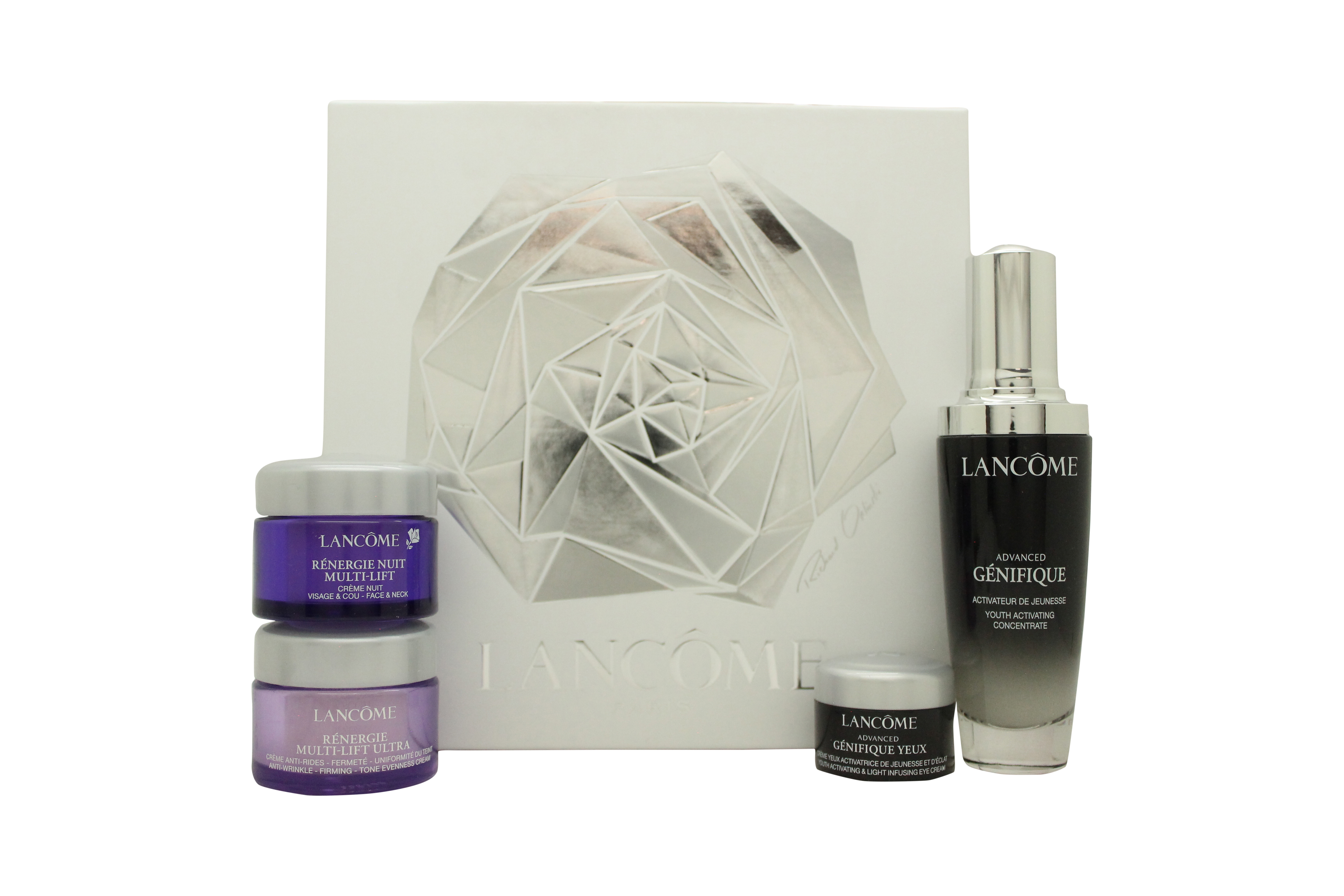 Lancôme Advanced Genifique Gift Set 50ml Advanced Genifique Youth Activating Concentrate + 15ml Rénergie Multi-Lift Ultra Cream + 15ml Rénergie Multi-Lift Night Cream + 5ml Advanced Génifique Eye Cream