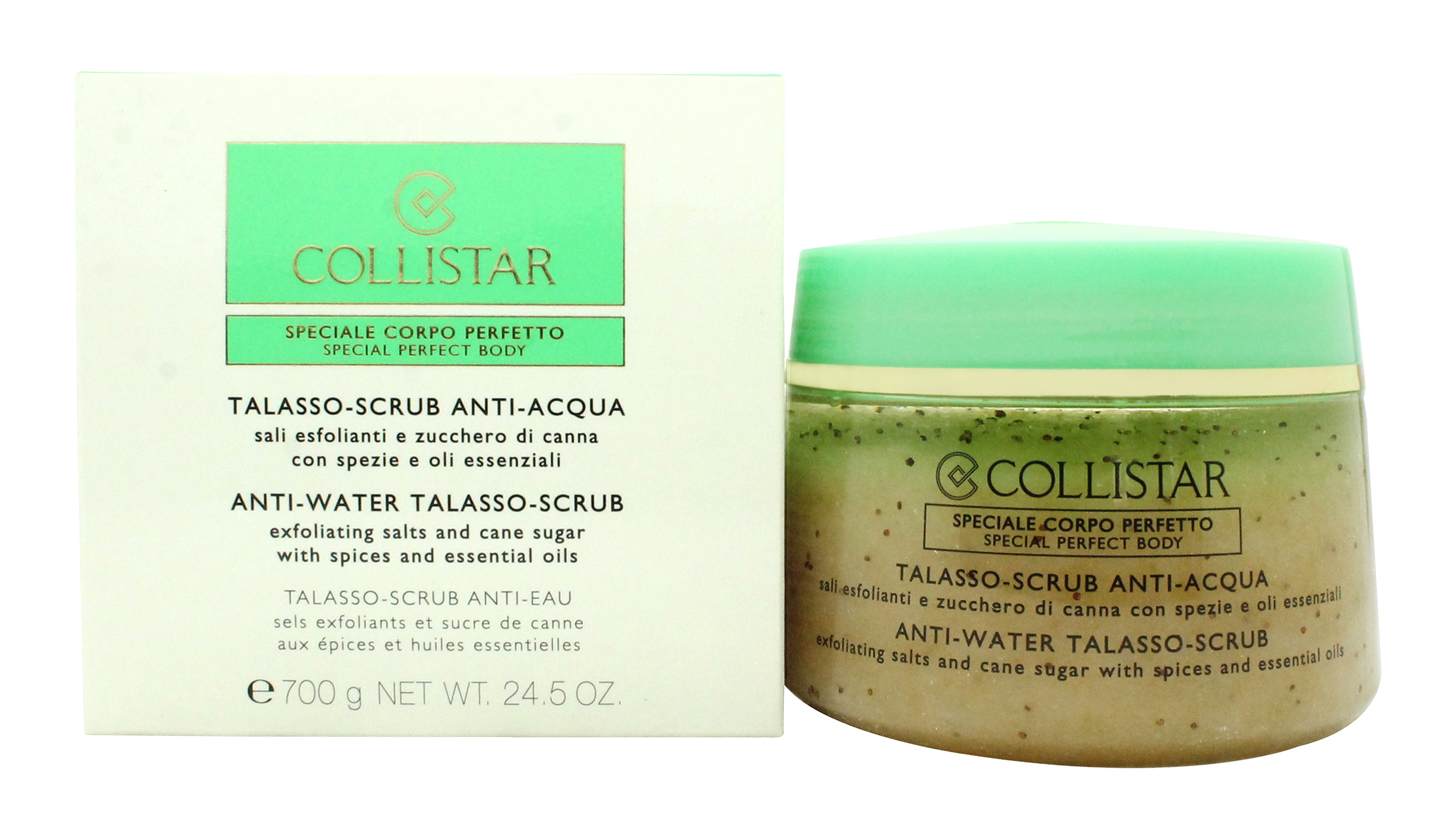 Collistar Speciale Corpo Perfetto Talasso-Scrub Anti-Water Exfoliating Salts And Cane Sugar 700g