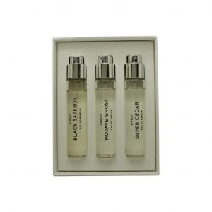 Byredo La Sélection Boisée Gift Set 12ml Black Saffron EDP + 12ml Mojave Ghost EDP + 12ml Super Cedar EDP