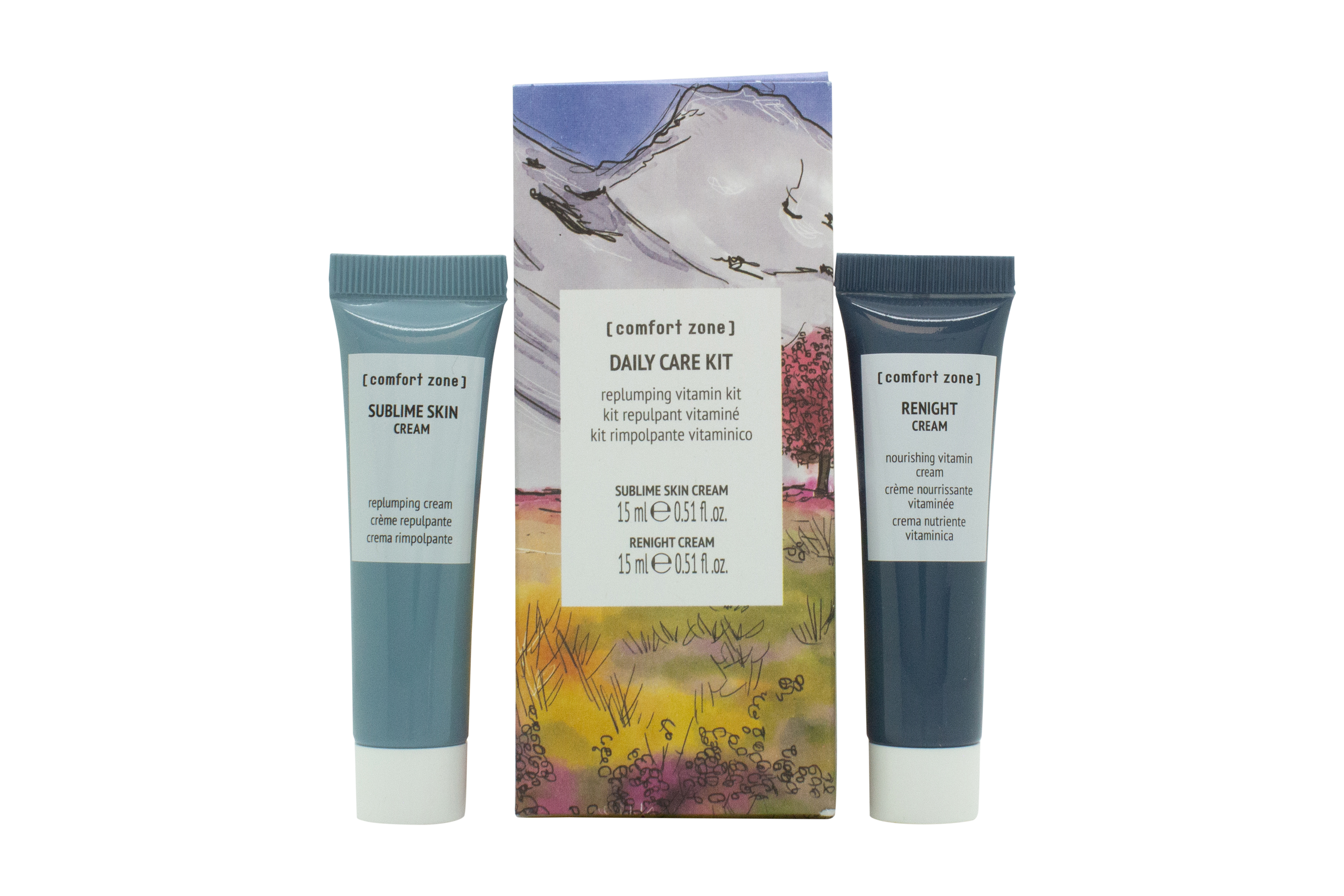 Comfort Zone Kit Daily Care Kit Gift Set 15ml Sublime Skin Cream + 15ml Renight Cream