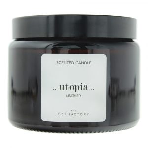 The Olphactory Utopia Leather Scented Candle 360g