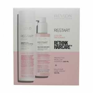 Revlon Restart Colour Gift Set - Protective Micellar Shampoo 250ml + Balayage Care Cream 150ml