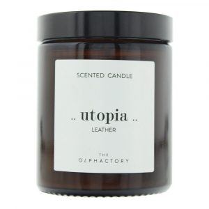The Olphactory Utopia Leather Scented Candle 135g